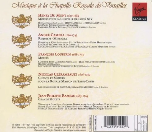 Musique De La Chapelle Royale De Versailles