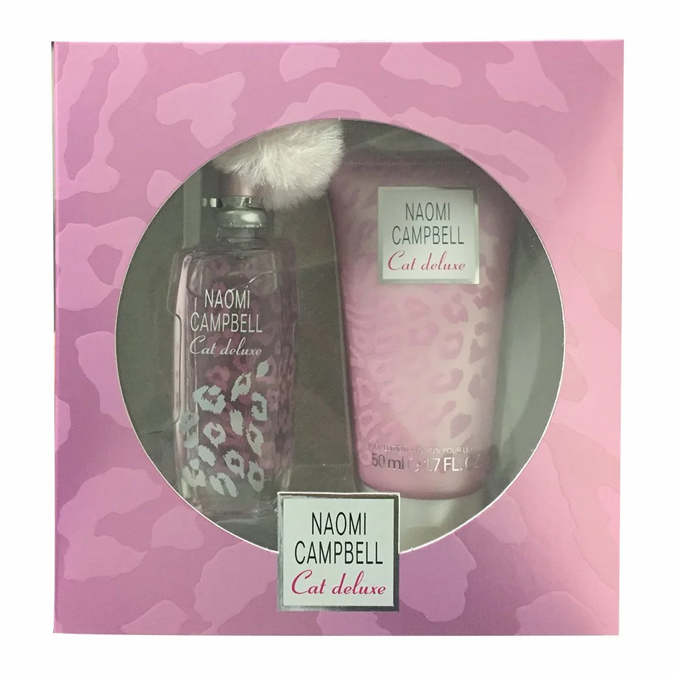 Naomi Campbell Cat Deluxe Gift Set - Woda toaletowa 15 ml i balsam do ciała 50 ml