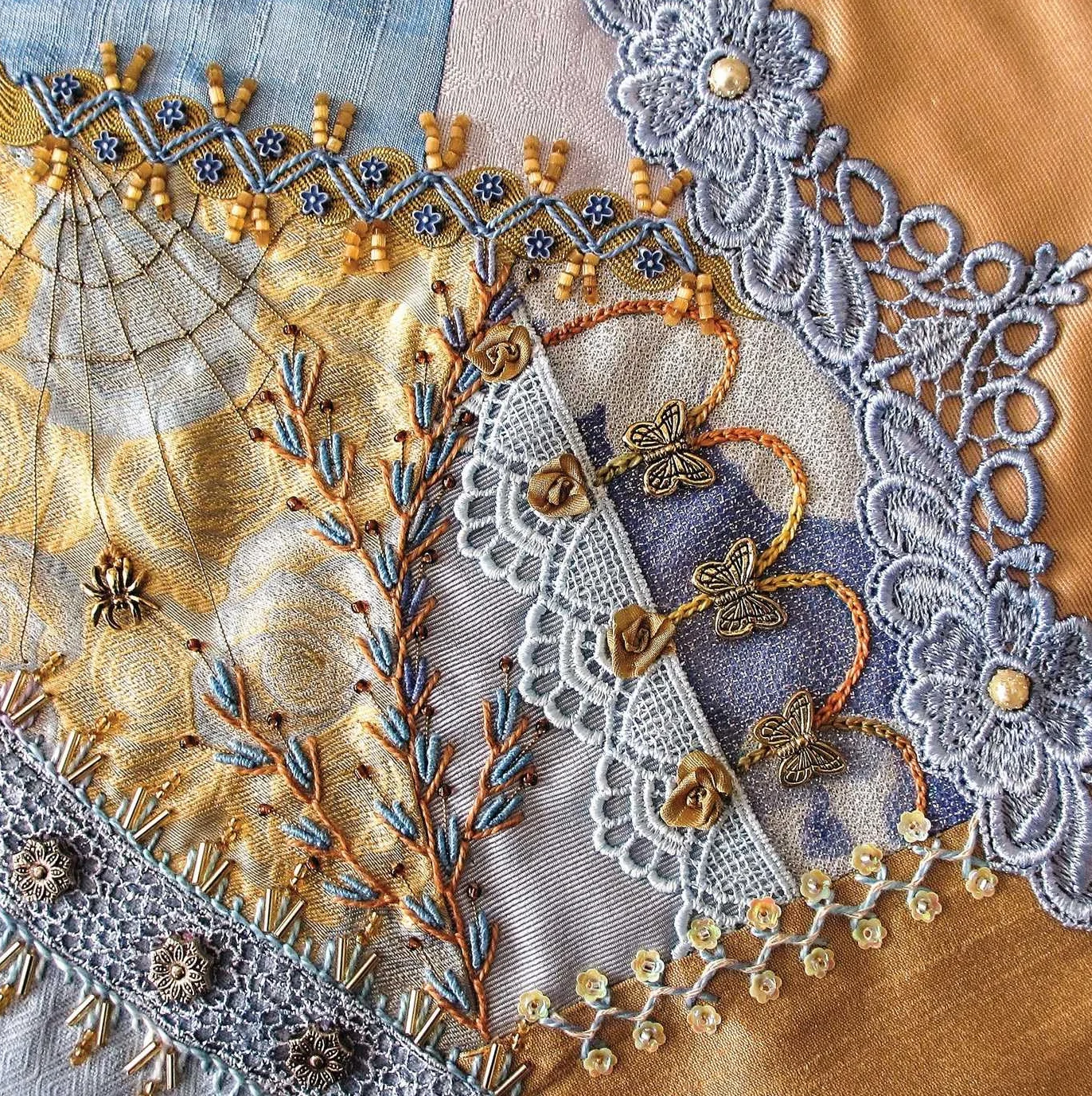 The Visual Guide to Crazy Quilting Design: Simple Stitches, Stunning Results