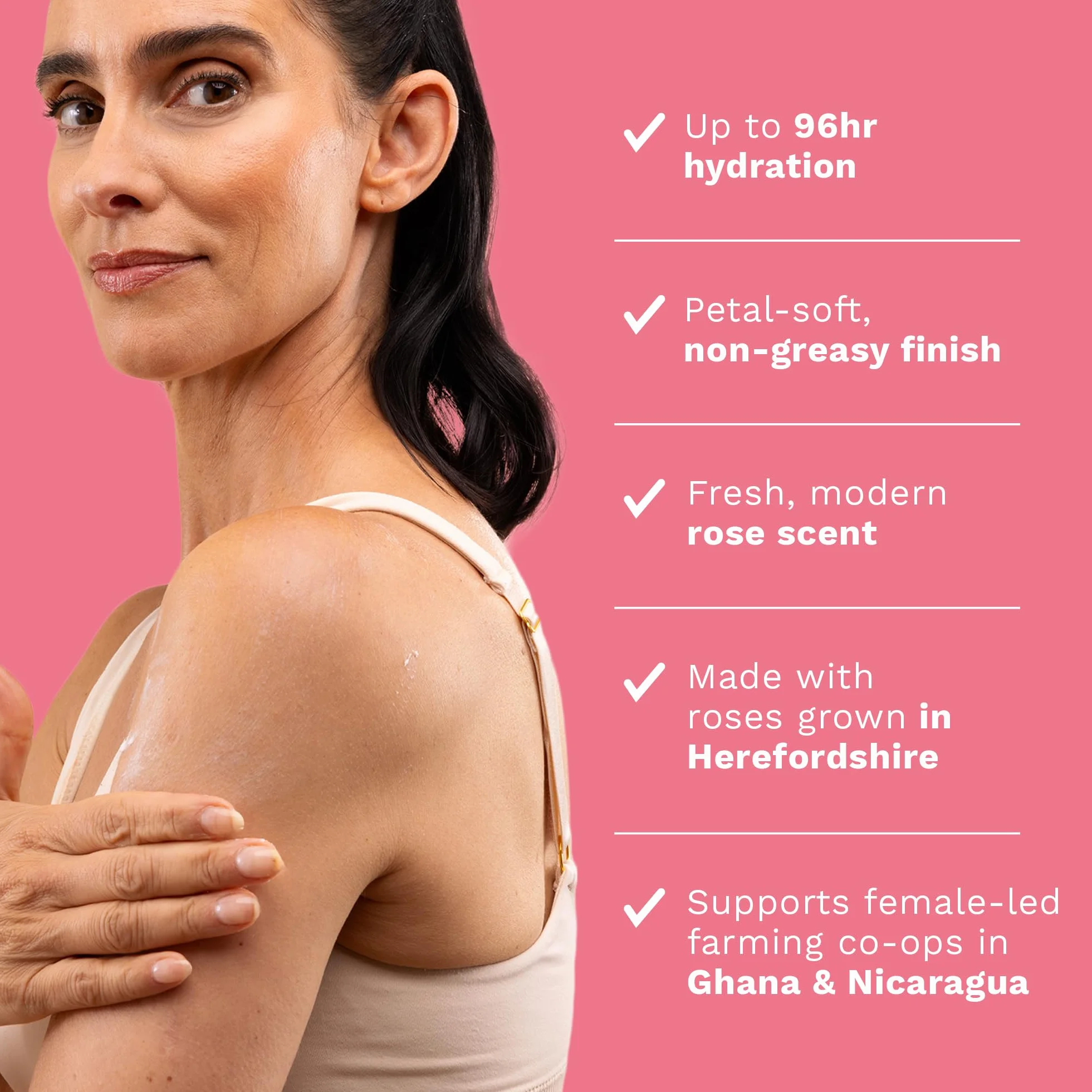 The Body Shop British Rose masło do ciała, 24 h, 1 opakowanie (1 x 1136 sztuk)