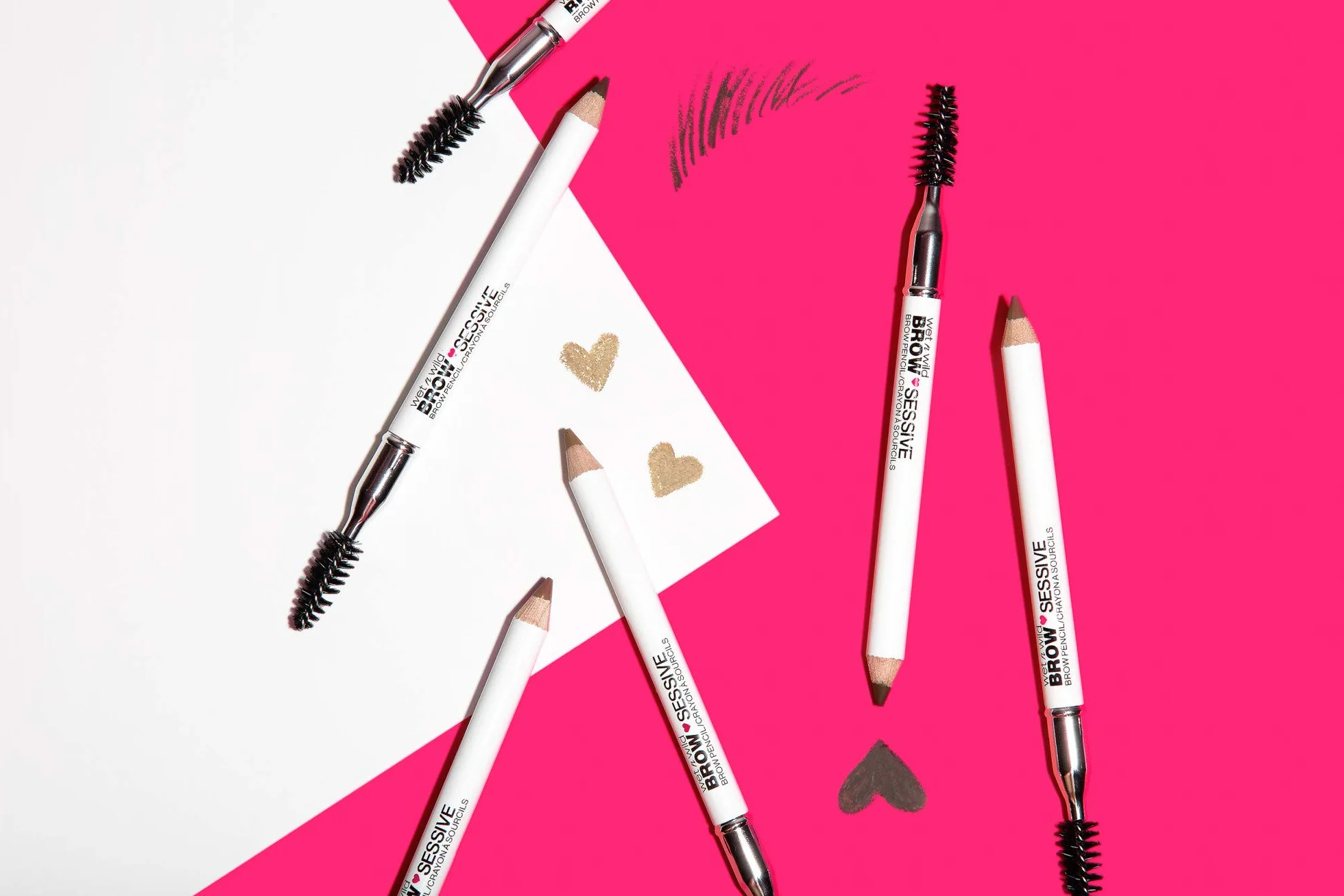 Wet n Wild, Kredka do Brwi Brow-Sessive, Kredka do Brwi z Dwoma Końcówkami i Szczoteczką do Cienkich i Grubych Brwi, Naturalny Wygląd, Możliwość Budowania Koloru, Odcień Medium Brown