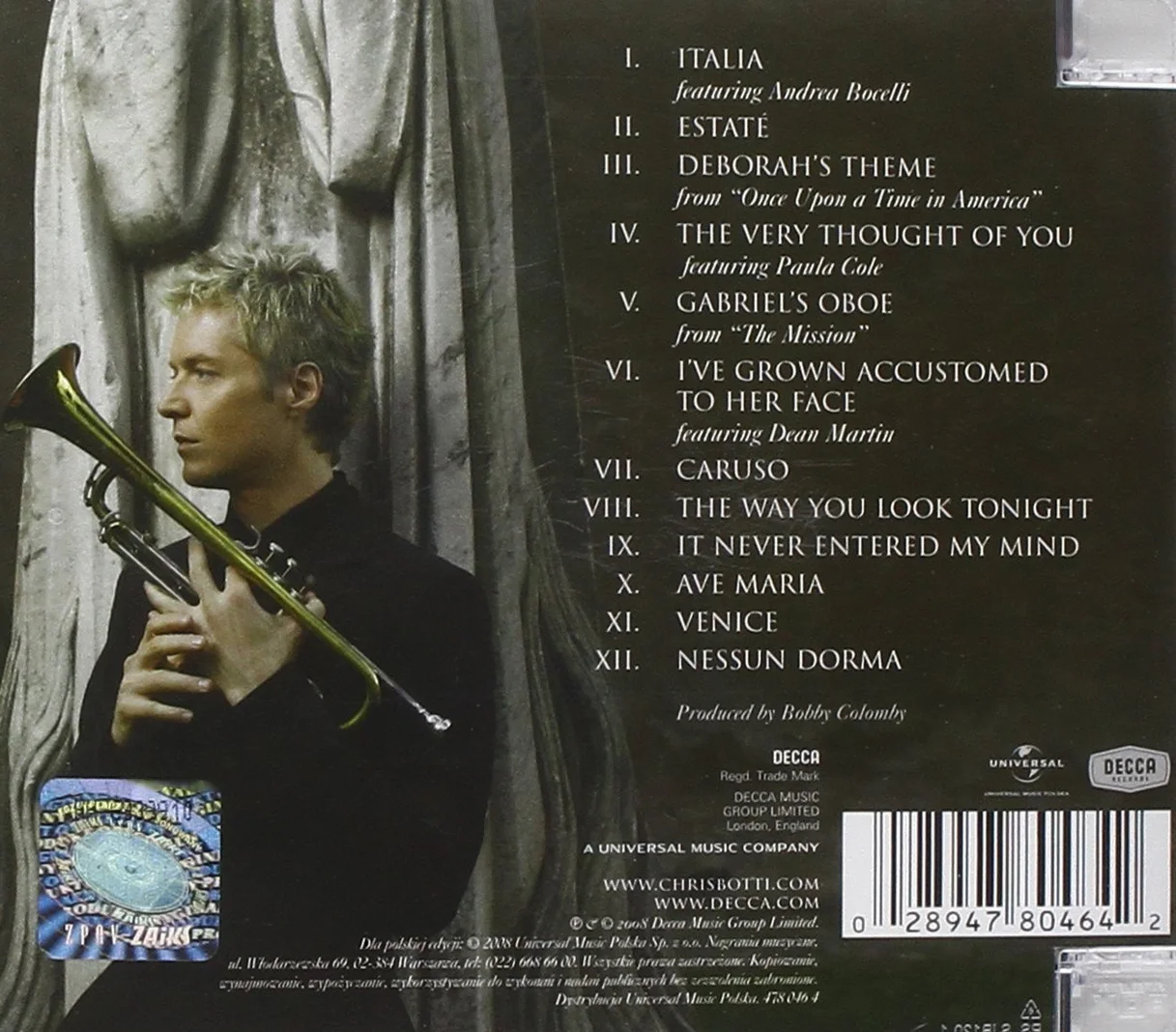 Chris Botti Italia (PL) CD