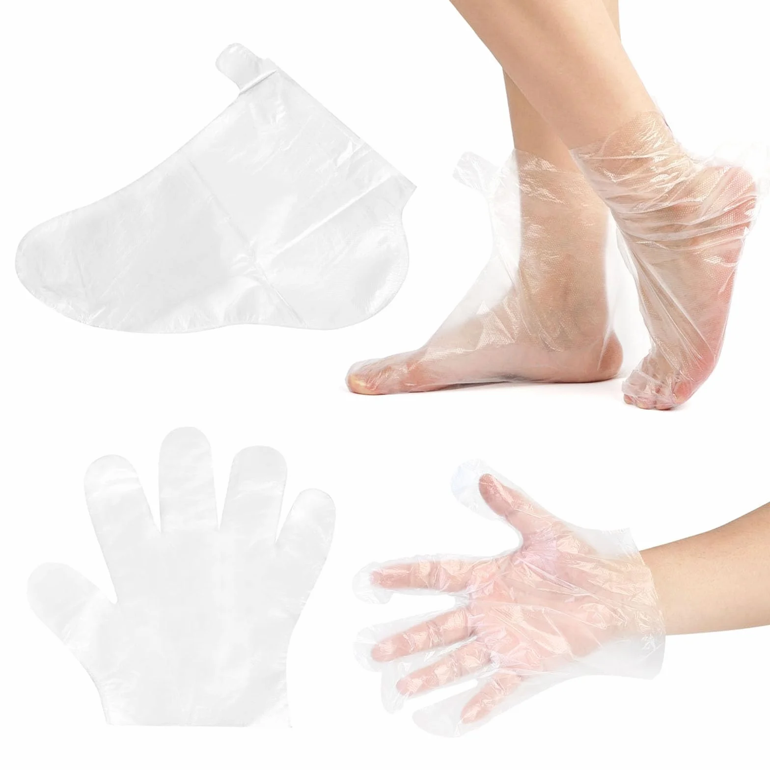 Parafinowe maseczki do stóp, skarpety i rękawiczki, ochraniacze, wkładki, maska do pedicure Hot Spa 200 sztuk