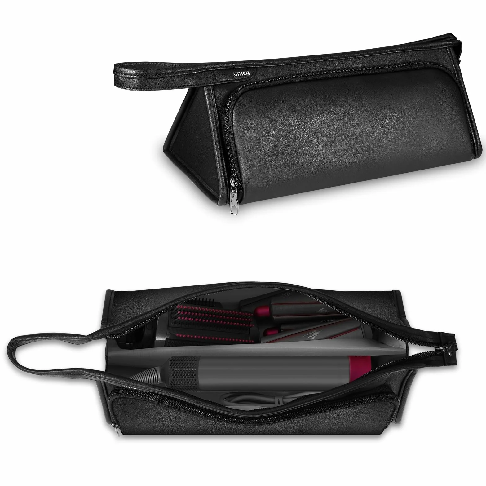 SITHON Torba Podróżna na Dyson Airwrap Styler i Suszarkę Supersonic ze Sztucznej Skóry