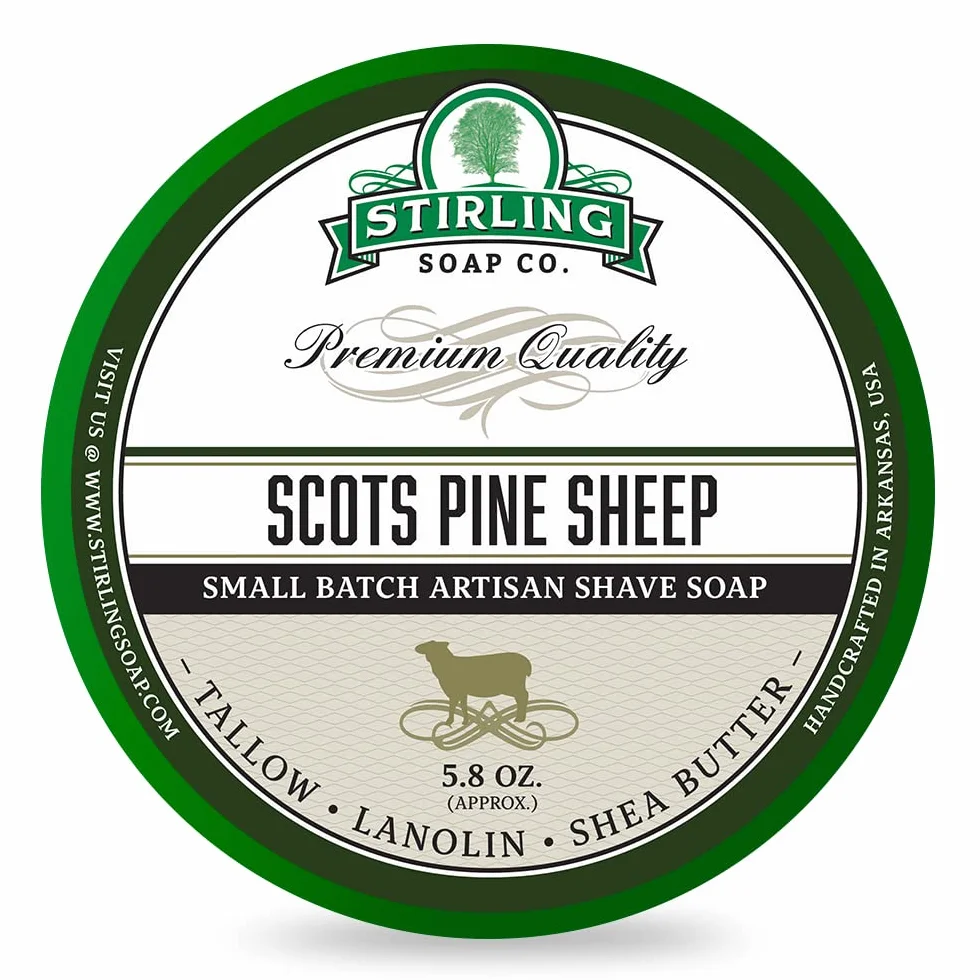 Scots Pine Sheep mydło do golenia, 170 ml