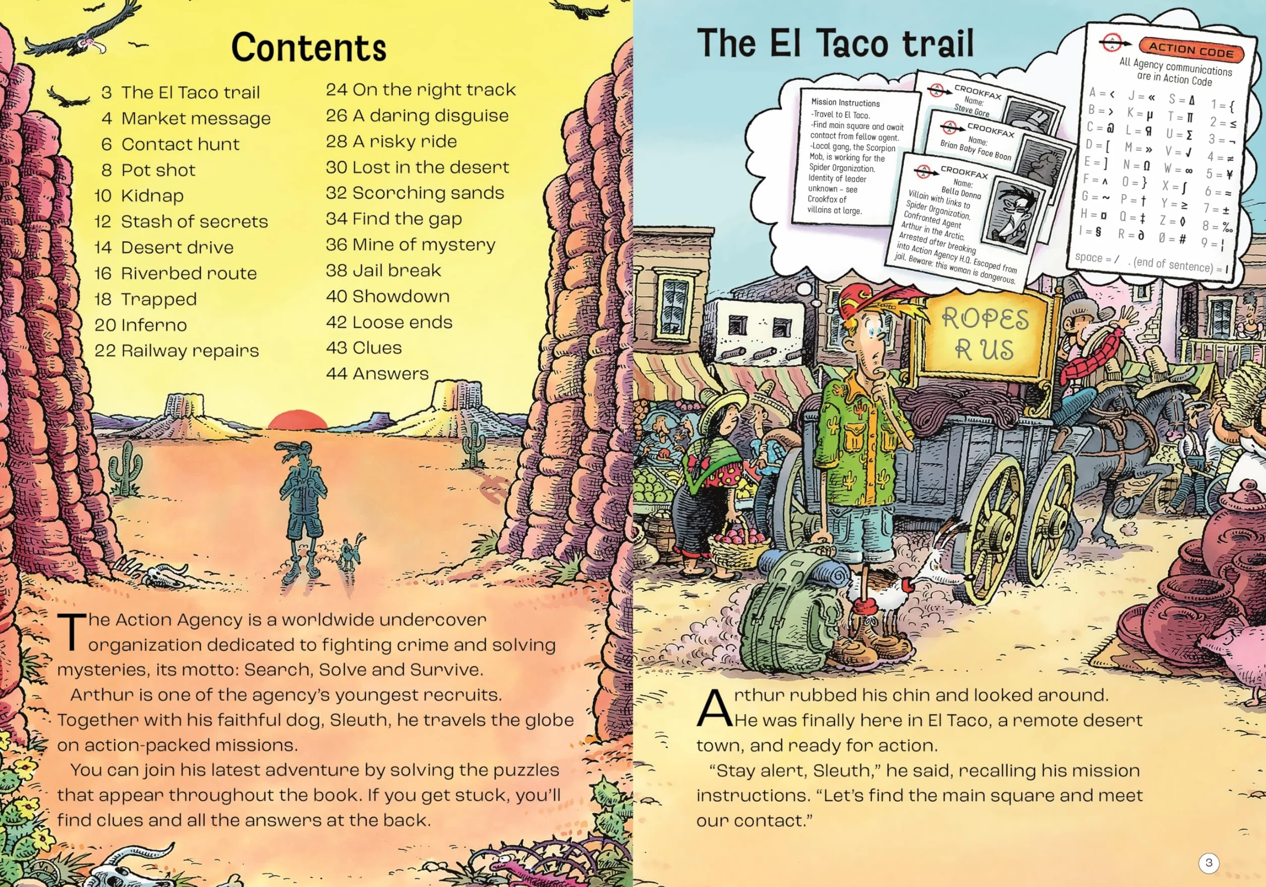 Agent Arthur's Desert Challenge