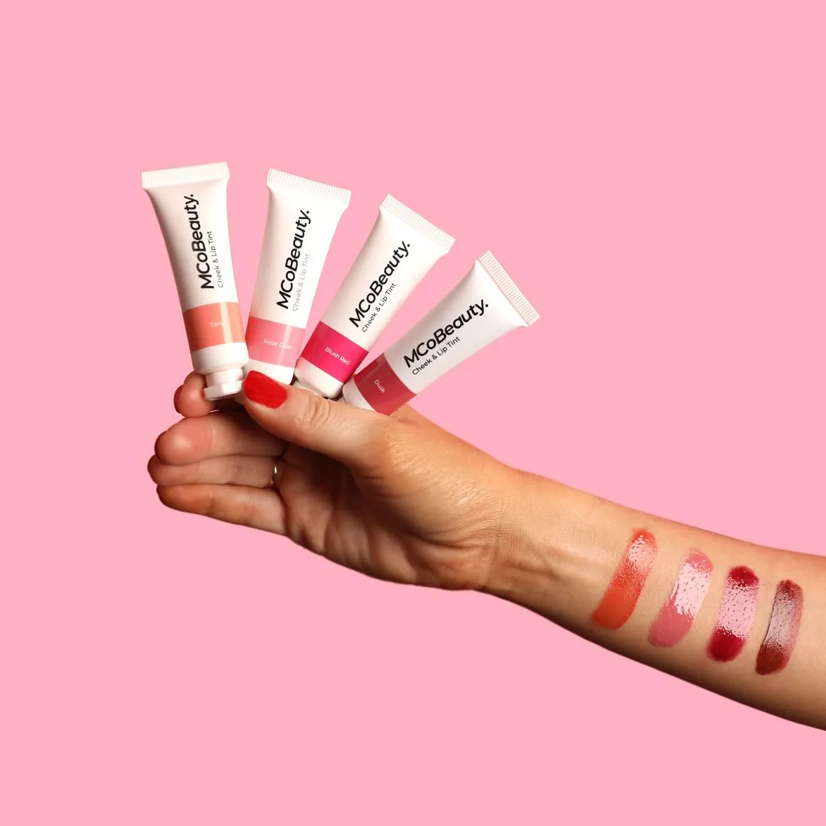 Cheek and Lip Tint - Tango by MCoBeauty dla kobiet Makijaż 0,34 oz
