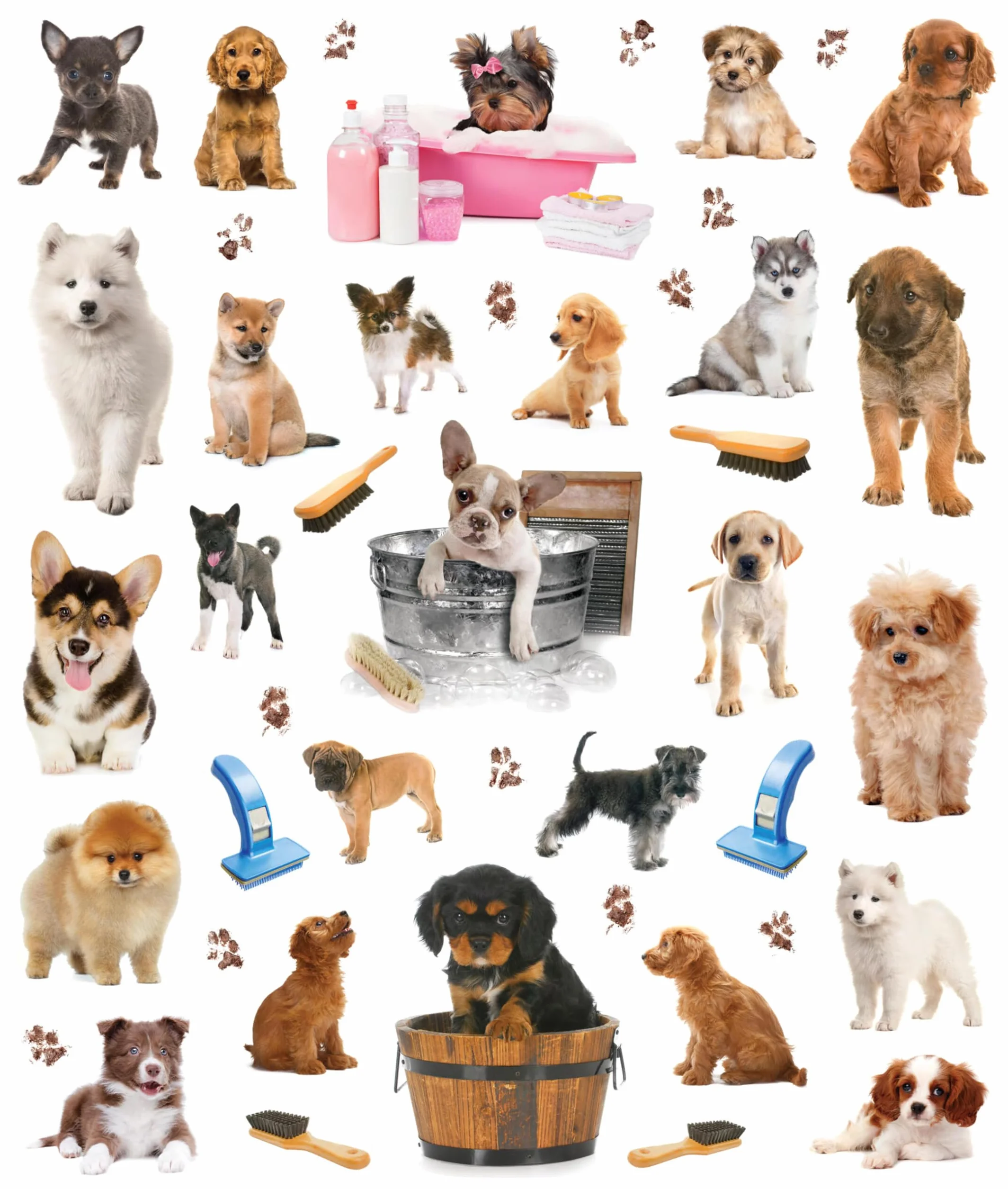 Eyelike Stickers: Puppies