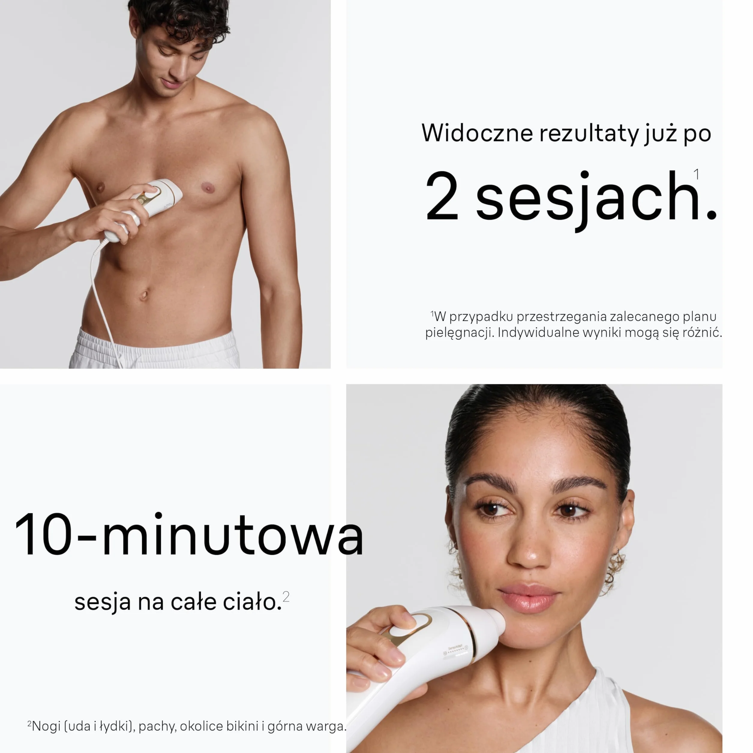 Braun IPL Smart Silk·expert Pro 5, Laserowe Usuwanie Owłosienia w Domu, Trwała Depilacja, Z Saszetką, 2 Nasadkami, PL5210