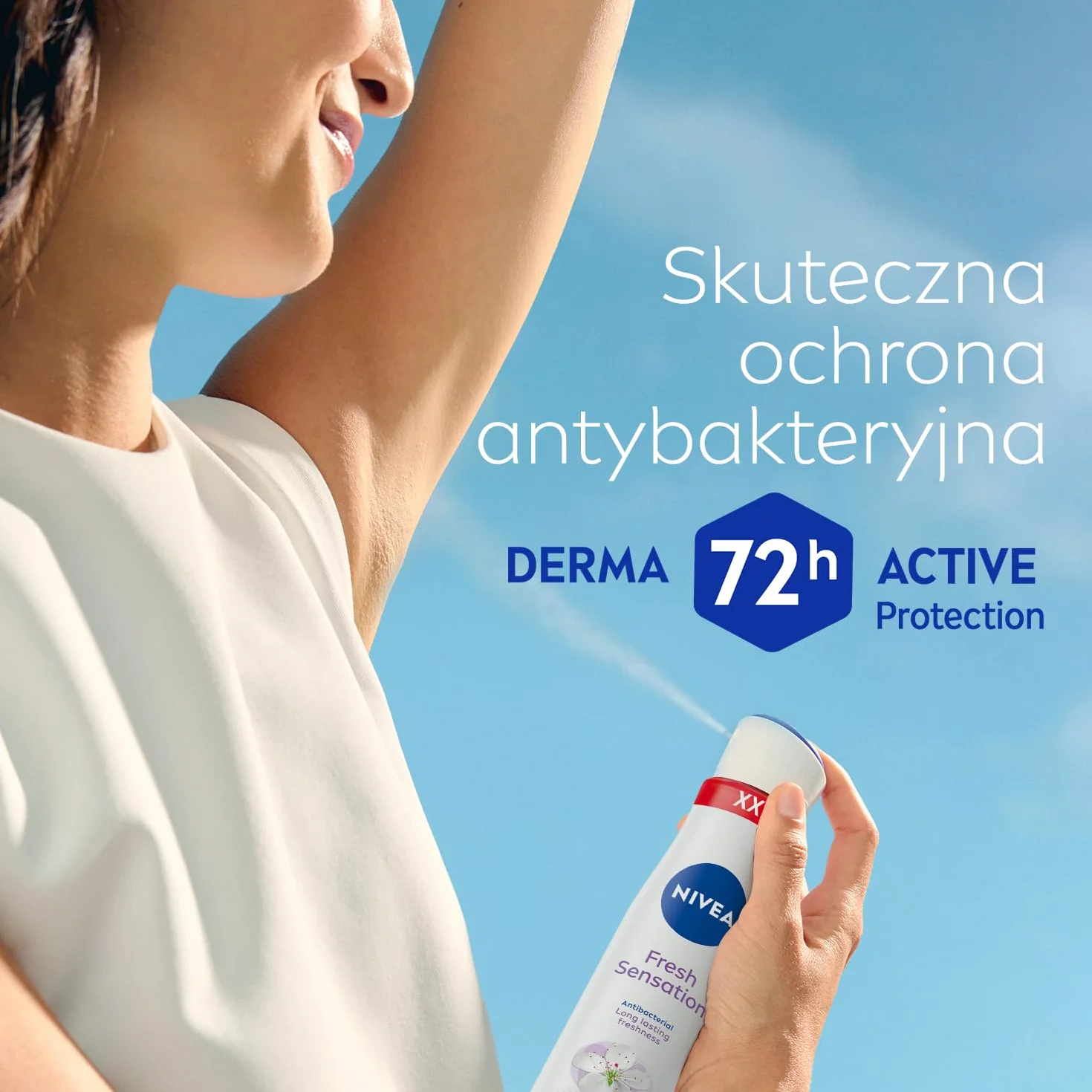 NIVEA Antyperspirant Fresh Sensation spray, 250 ml