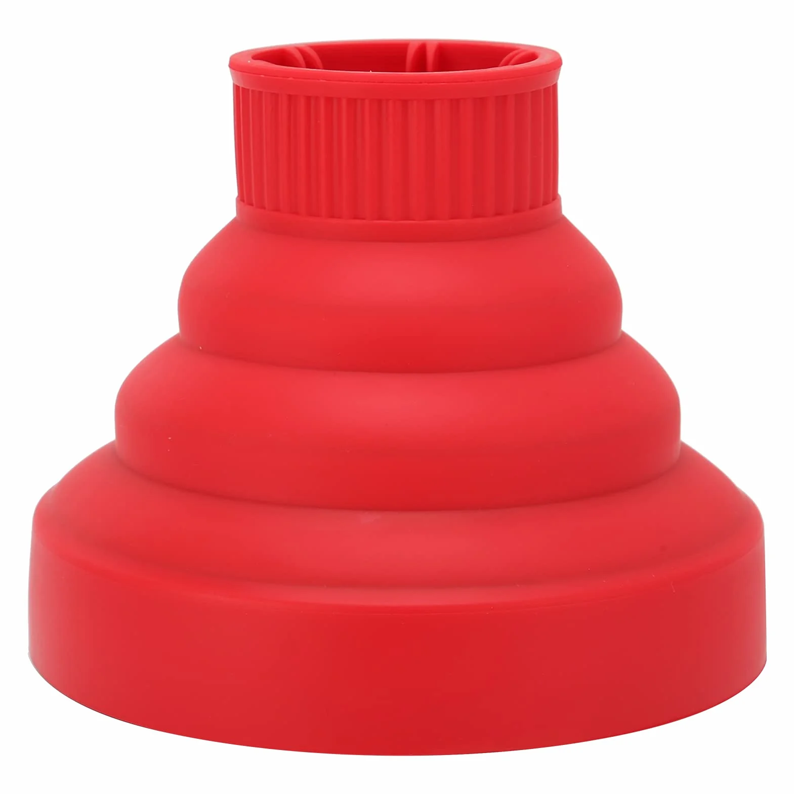 Generic Uniwersalny Składany Dyfuzor do Suszarki do Włosów dla Idealnej Kręconej Fryzury Przenośny Składany Dyfuzor Podróżny Suszarek Włosów 4-5cm (czerwony)
