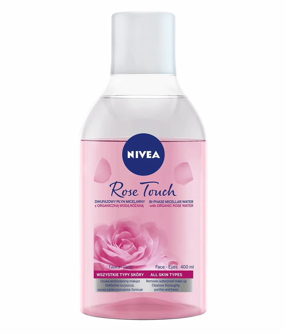 NIVEA Rose Touch Dwufazowy płyn micelarny z wodą różaną 400 ml