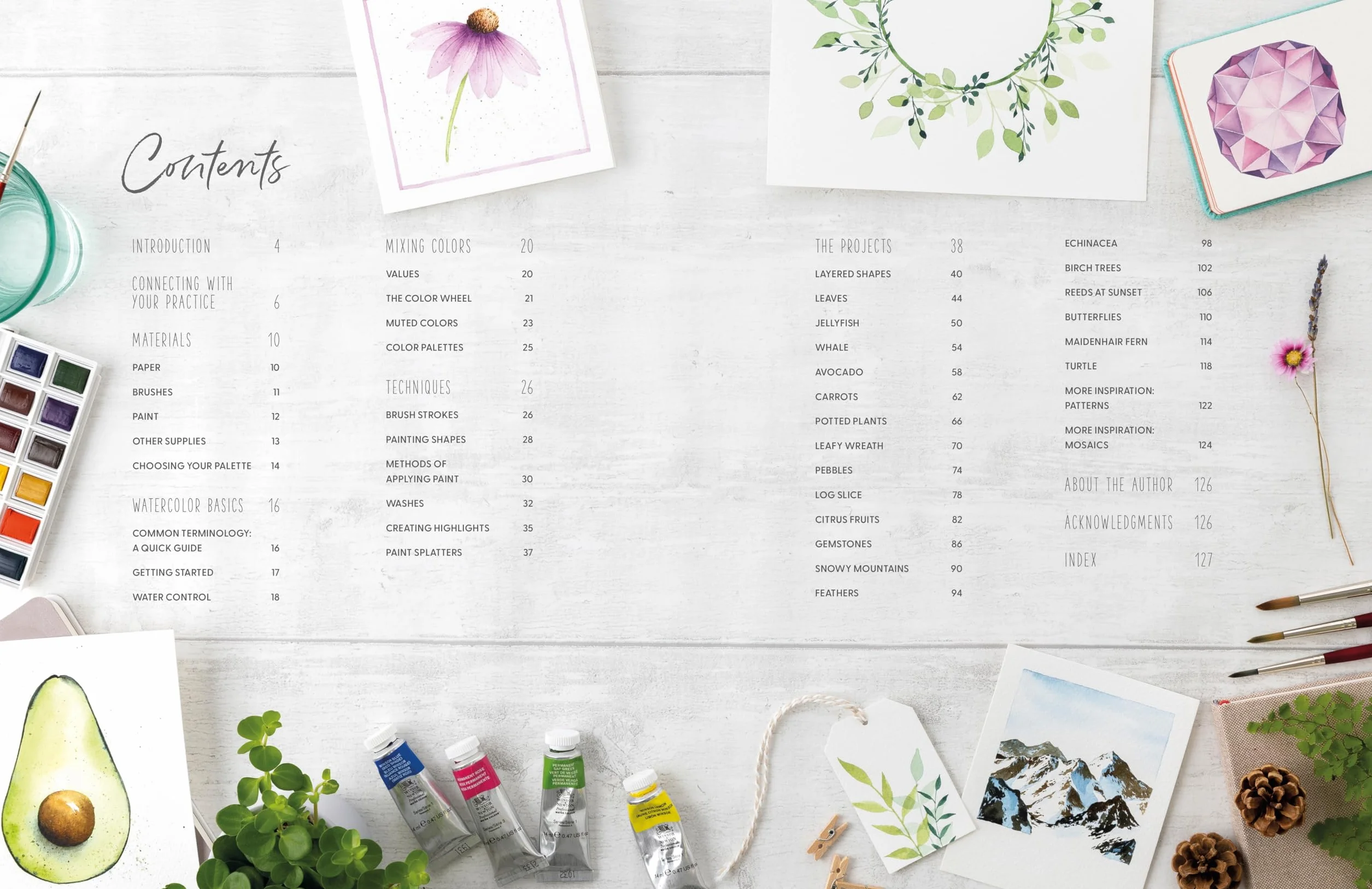 Watercolor for the Soul: Simple Painting Projects for Beginners, to Calm, Soothe and Inspire