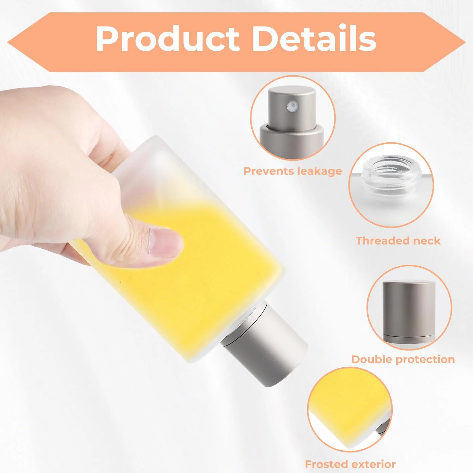 Butelki na perfumy 100 ml szklane puste przenośny rozpylacz zestaw 2 sztuki