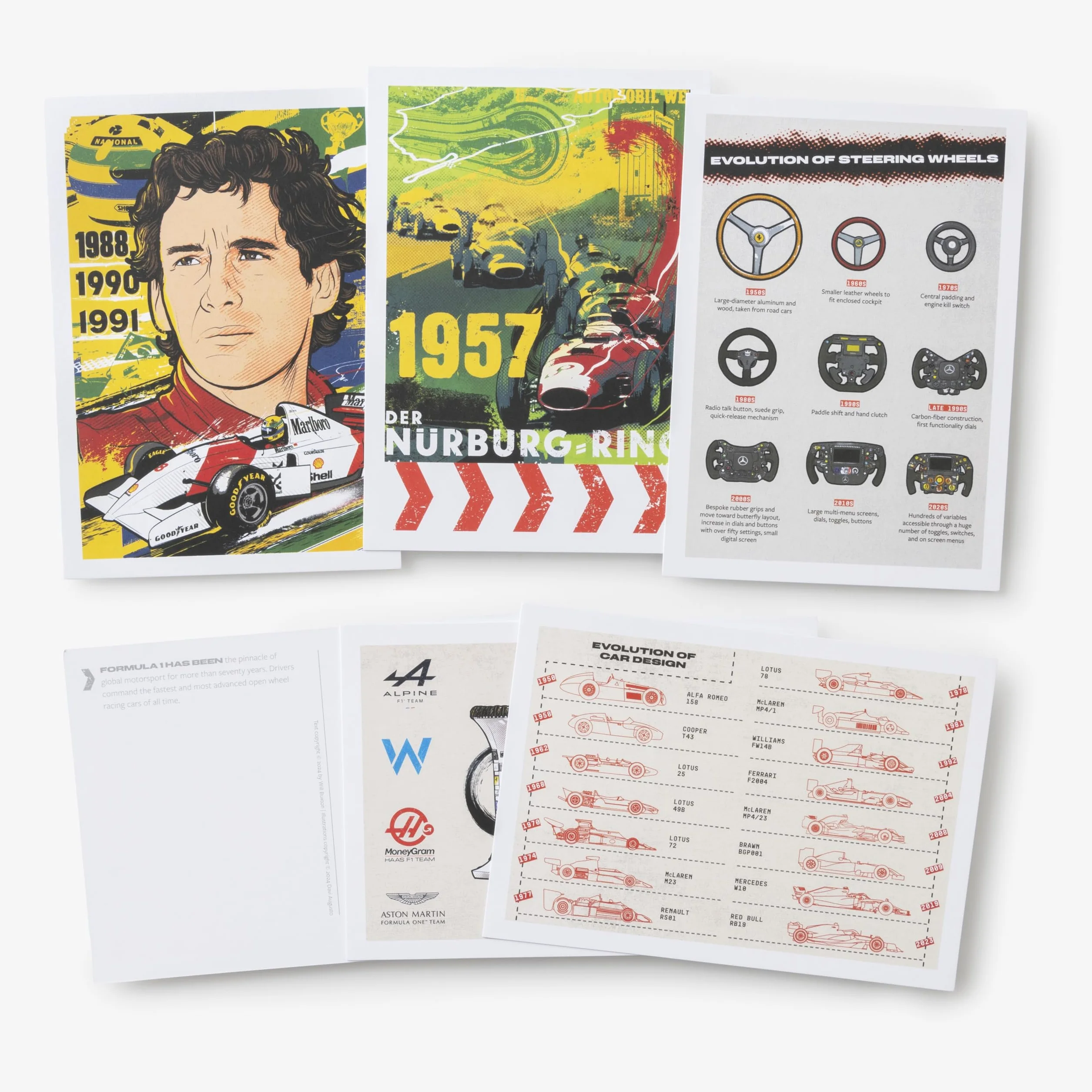 Grand Prix Postcards: 100 Postcards Celebrating Formula 1
