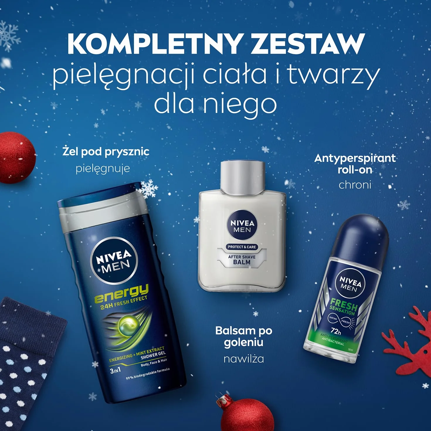 NIVEA MEN Zestaw prezentowy PURE ENERGY