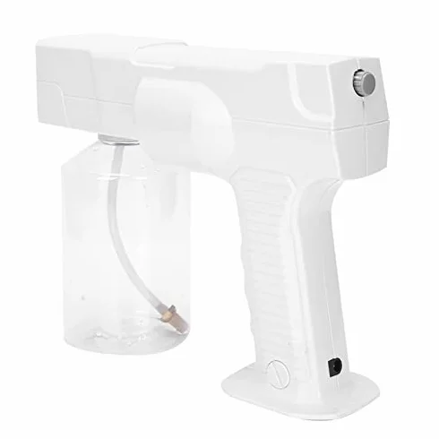 Pistolet parowy do włosów USB ładowany, niebieskie światło nano, rozpylacz nawilżający
