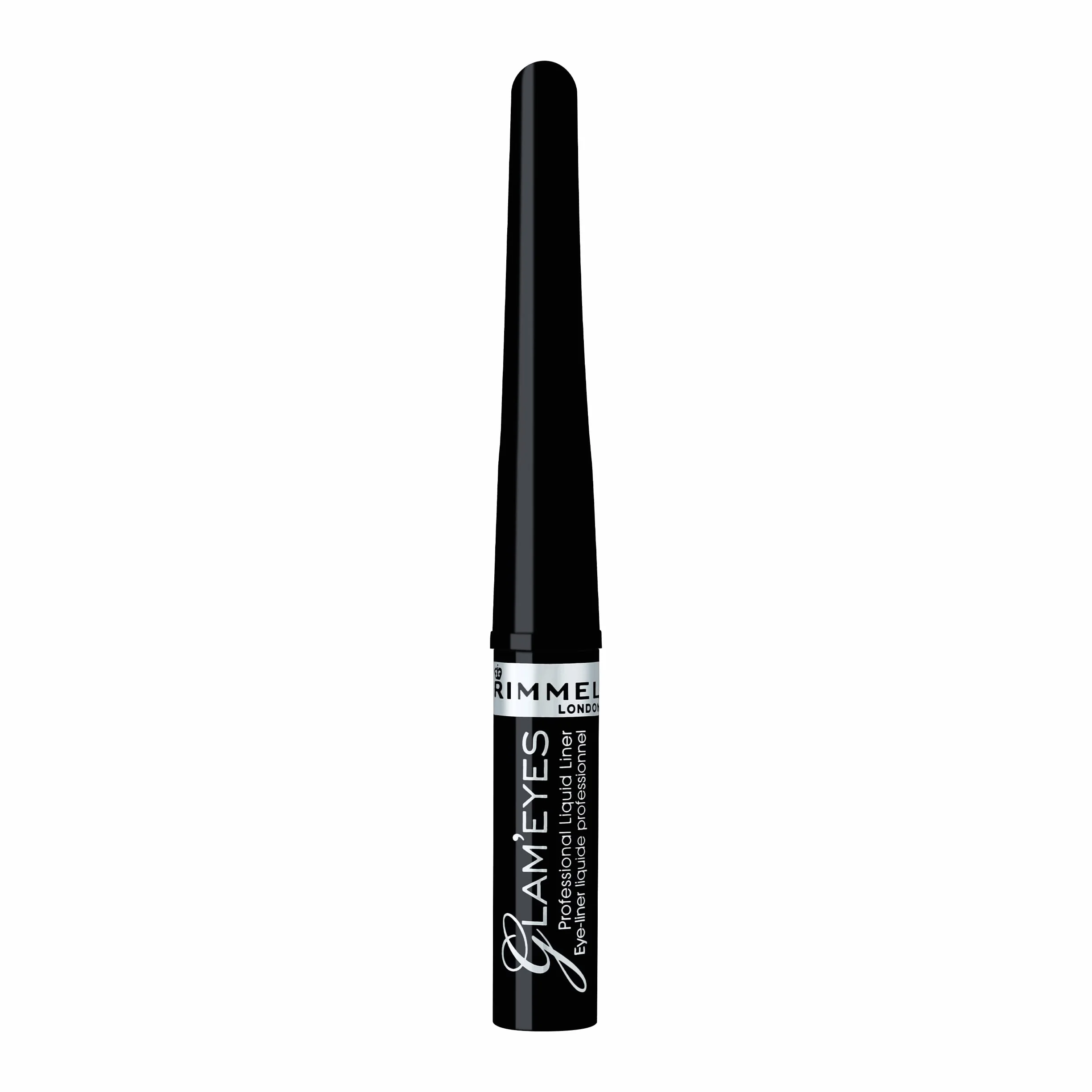 Rimmel Glam'eyes Professional eyeliner w płynie nr 001 - Glamour Black