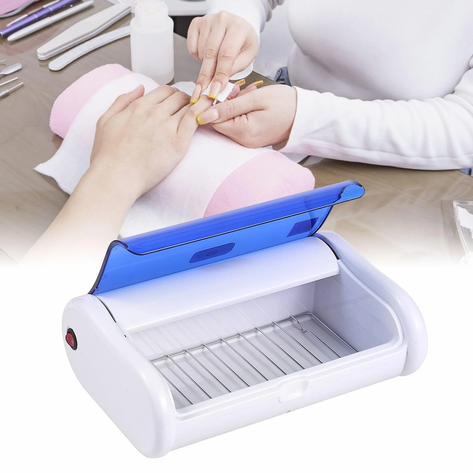 Szafka sterylizatora UV, 8 W narzędzia do manicure'u, pudełko do dezynfekcji UV, profesjonalne urządzenie do dezynfekcji, szafka do przechowywania domu, salonu, hotelu, spa