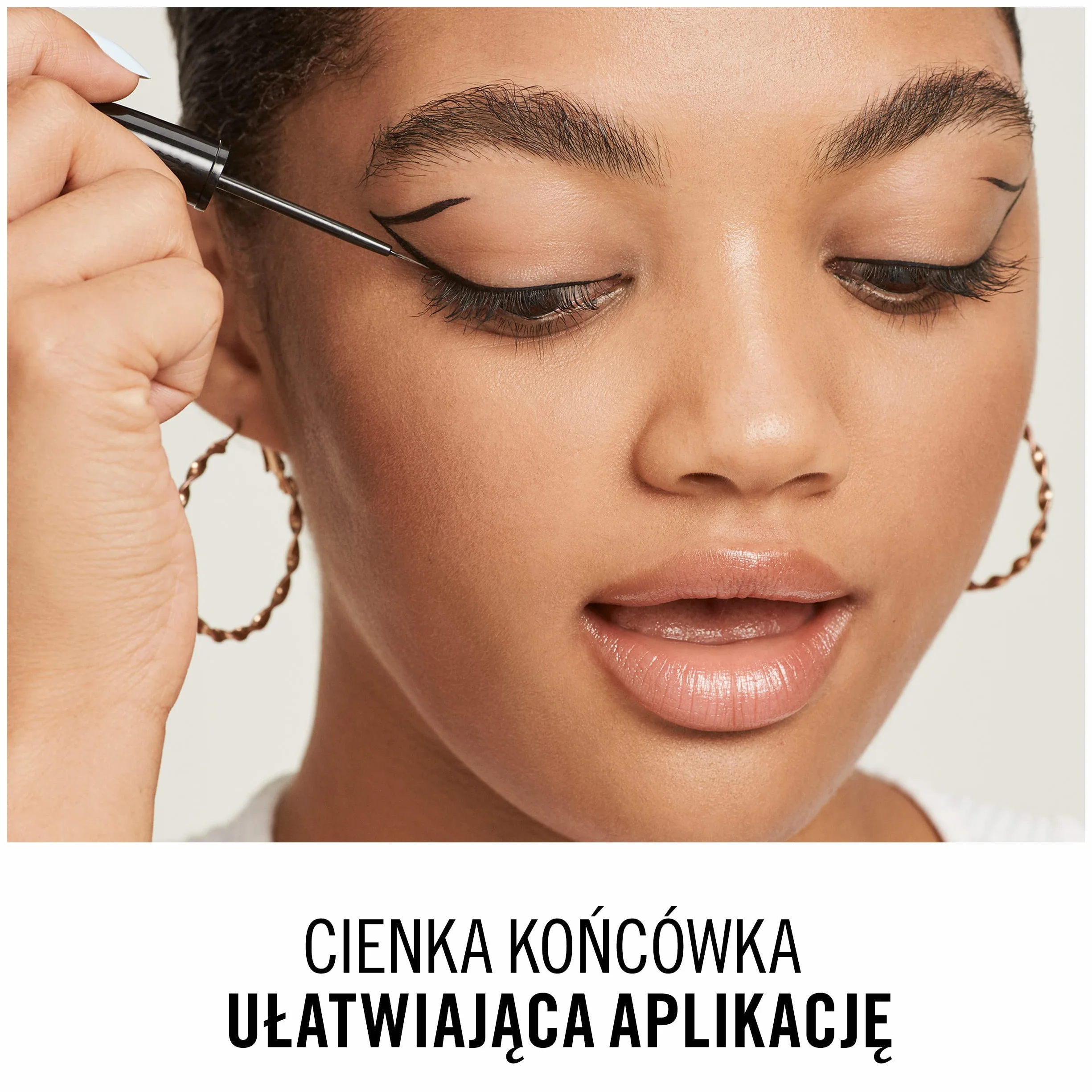 Rimmel Glam'eyes Professional eyeliner w płynie nr 001 - Glamour Black