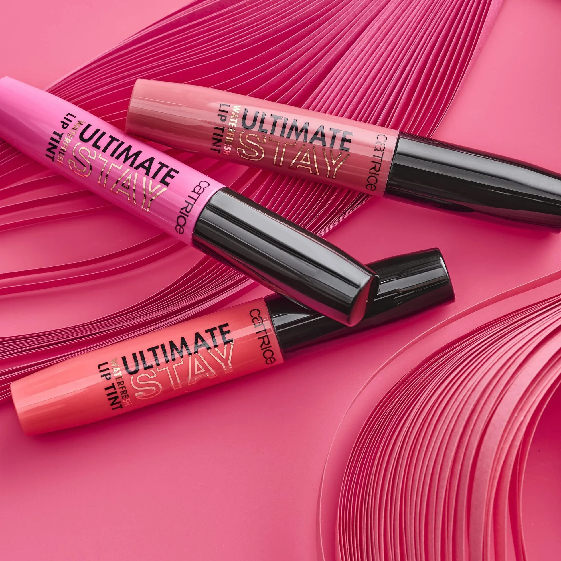 Catrice Ultimate Stay Waterfresh Lip Tint, błyszczyk do ust, nr 030, czerwony, nawilżający, długotrwały, intensywny kolor, wegański
