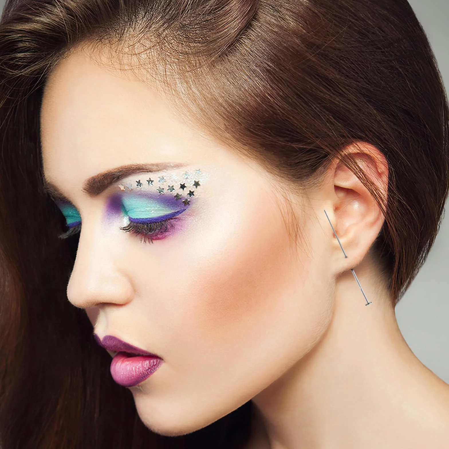 Yolev 6 szt. stożek do przekłuwania ze stali nierdzewnej 20G 0,8 mm narzędzie do zmiany piercingu, pomoce w przebiciu, zestaw do przekłuwania stożka ciała