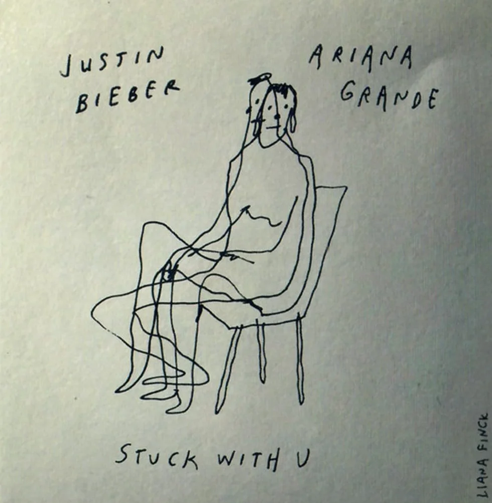 Justin Bieber & Ariana Grande - Stuck With U - CD Single Alternate Cover Seated Limited Edition