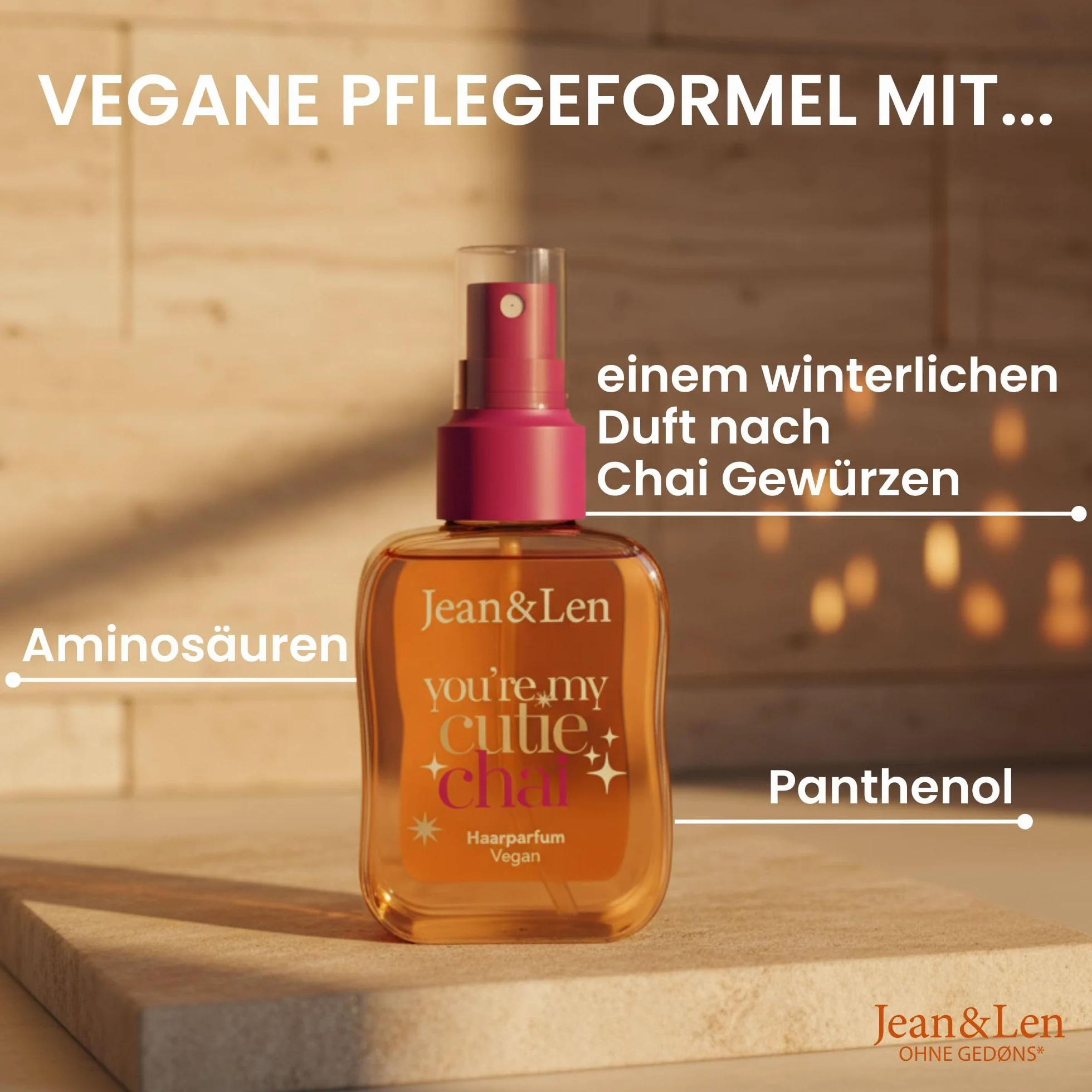 Jean & Len You're My Cutie Chai odżywcza odżywka do włosów z aminokwasami i pantenolem 105 ml