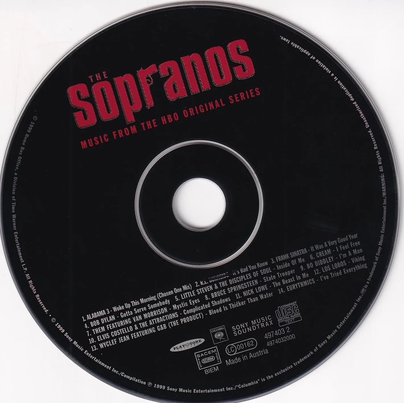 The Sopranos - Music From The Hbo Original Series