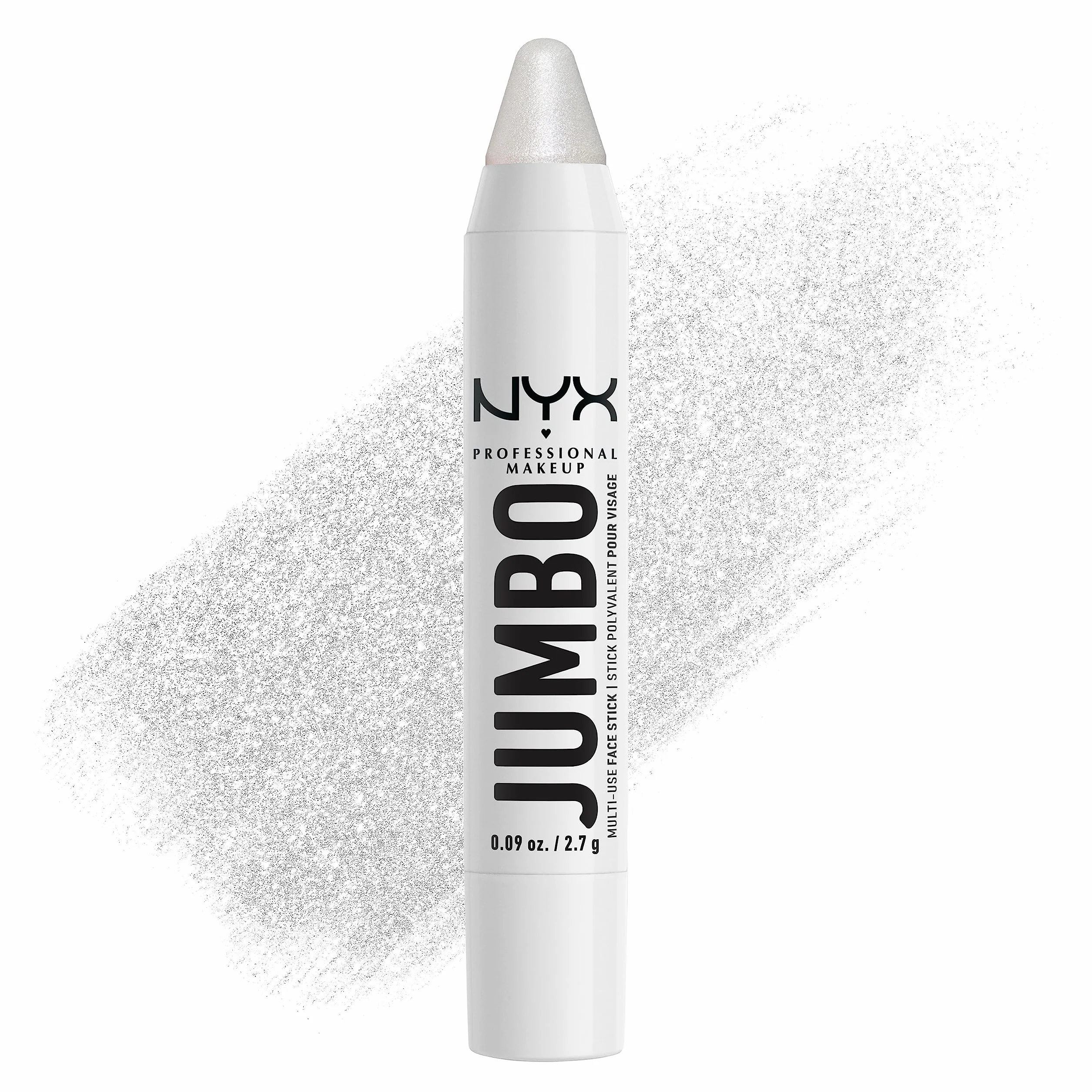 NYX Professional Jumbo Multi-Use Face Stick, Lody waniliowe (02), wielofunkcyjny ołówek z olejkami pielęgnacyjnymi