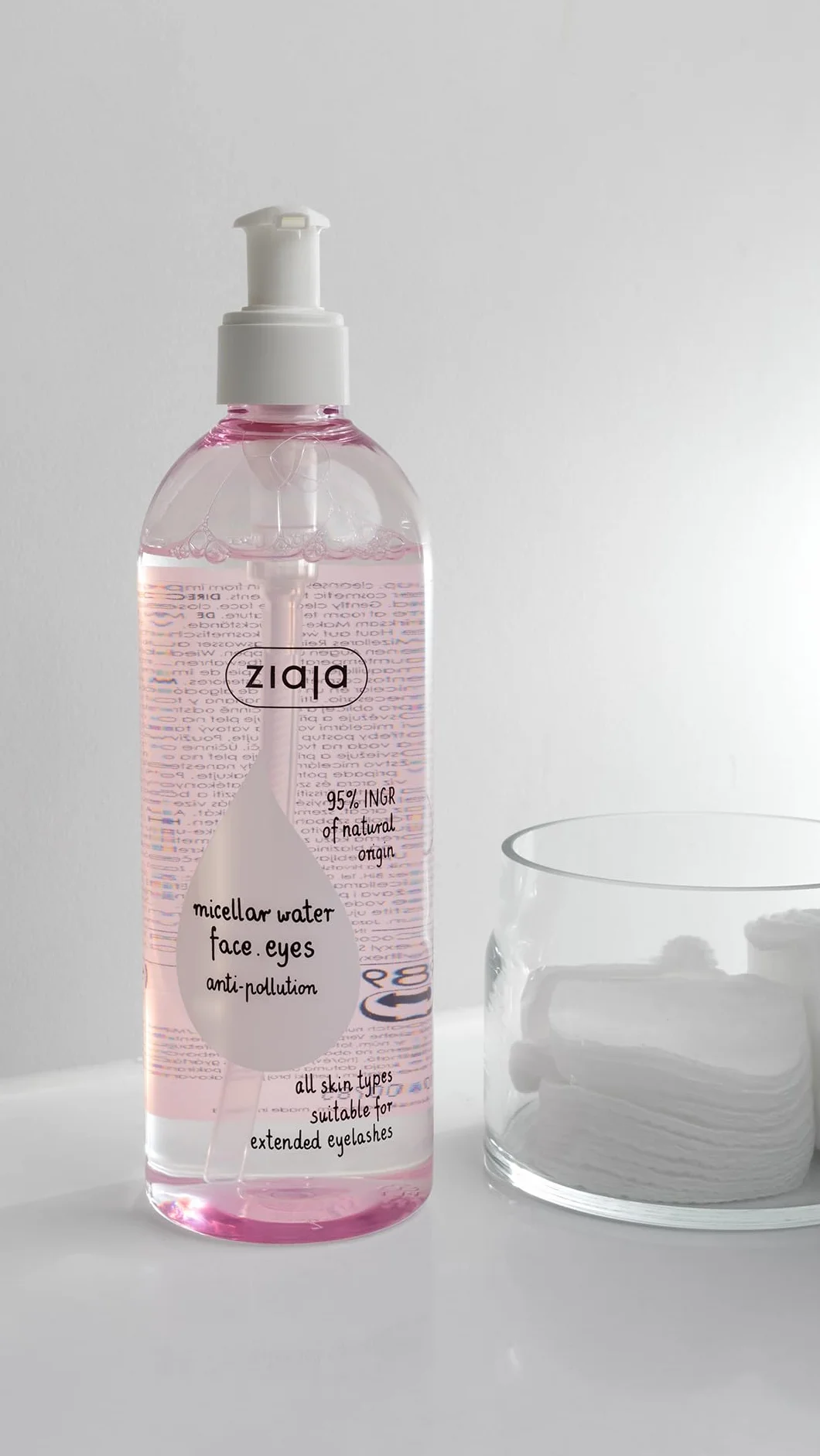 Ziaja Woda Micelarna do twarzy i oczu 390Ml 390 ml