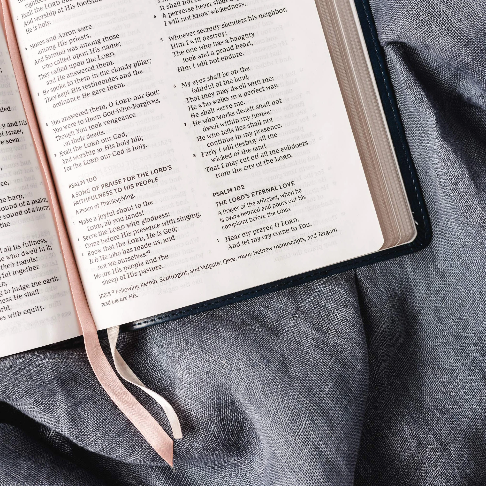 Nkjv, Thinline Bible, Large Print, Leathersoft, Blue, Comfort Print: Holy Bible, New King James Version