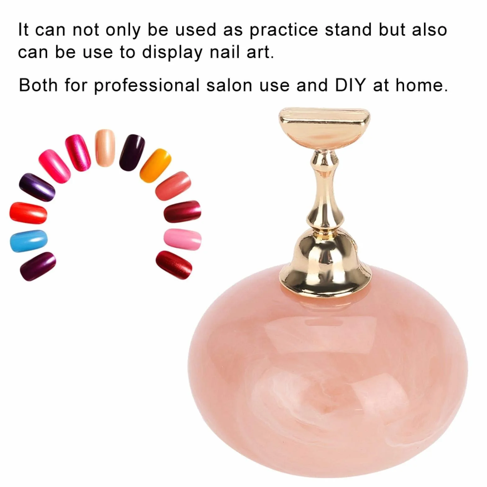 Crystal Magnetic Base Magnetic Nail Tips Manicure Holder Diamond Clasp Charms