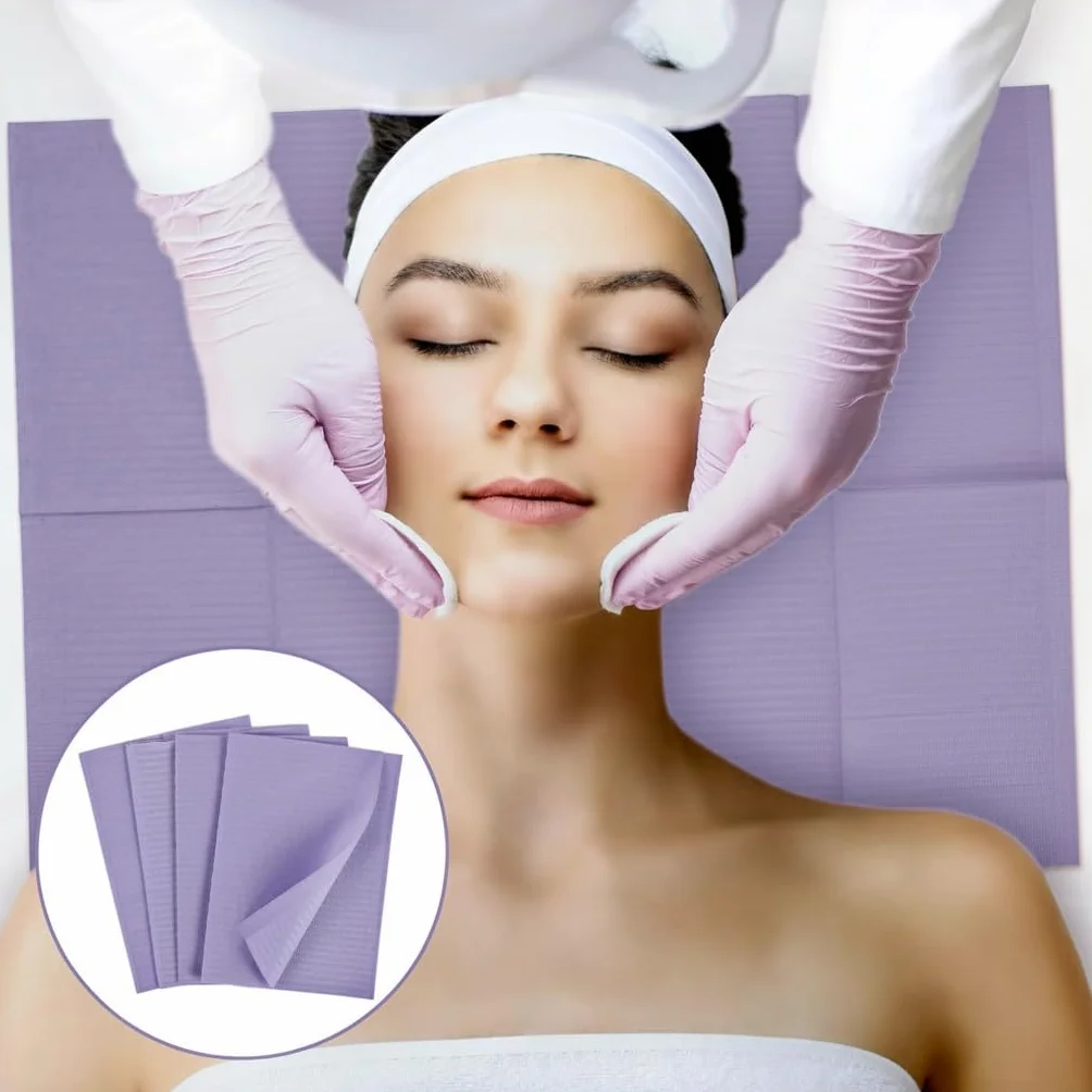 Jednorazowe podkładki do paznokci, mata stołowa wodoodporna do manicure, papierowa mata Protector 125 szt.