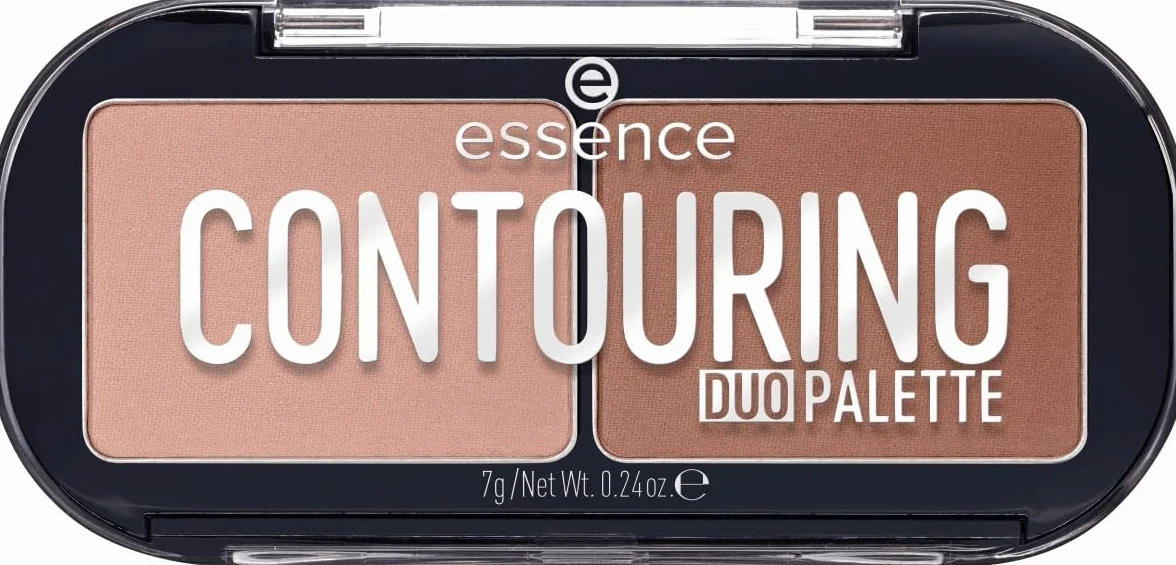 essence Paleta do konturowania CONTOURING DUO, natychmiastowy wynik, matowy (7g)