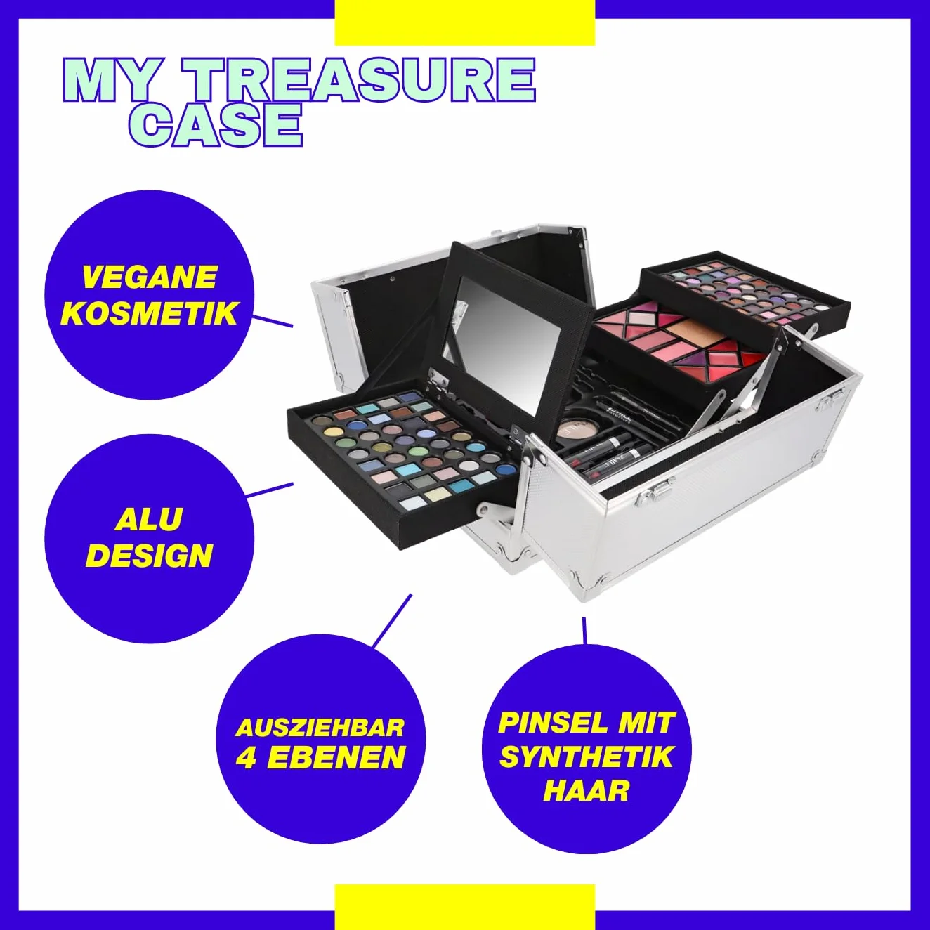 ZMILE Cosmetics My Treasure Case Wegański Zestaw do Makijażu