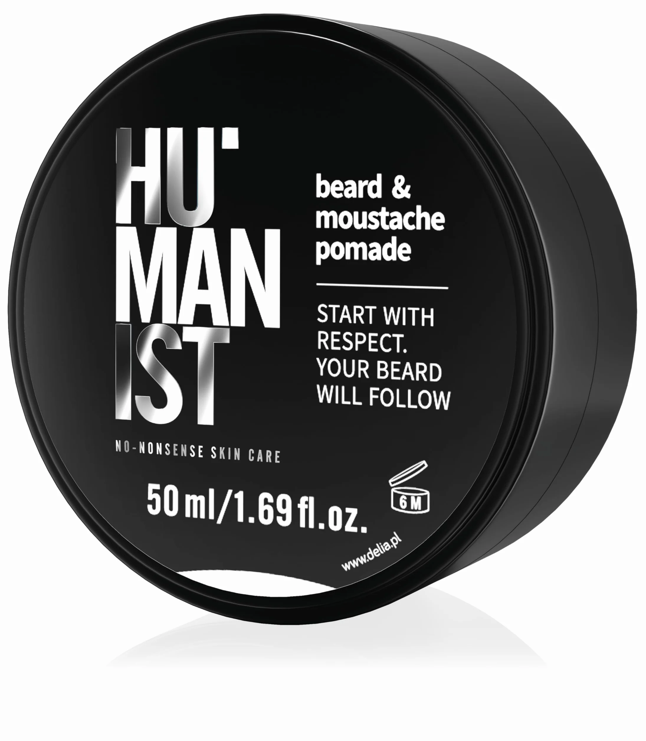Humanist Defining Beard & Mustache Pomade – zmiękcza – odżywia – naturalne składniki – wegańskie – 50 ml