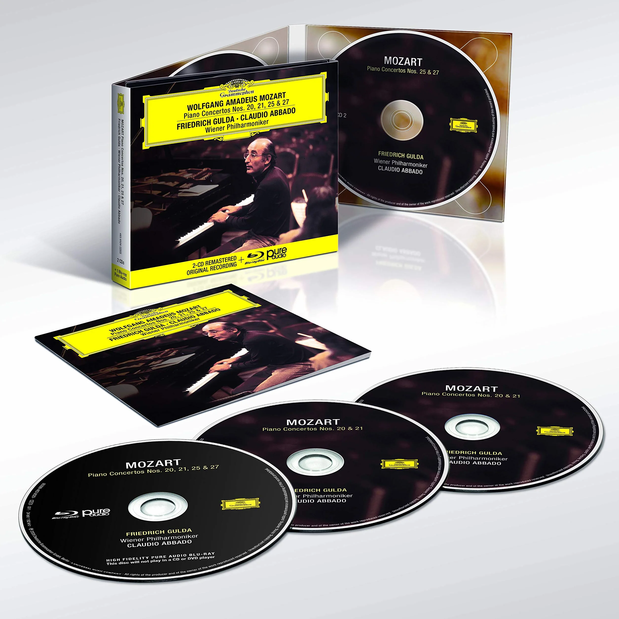 Mozart: Piano Concertos Nos. 20, 21, 25 & 27