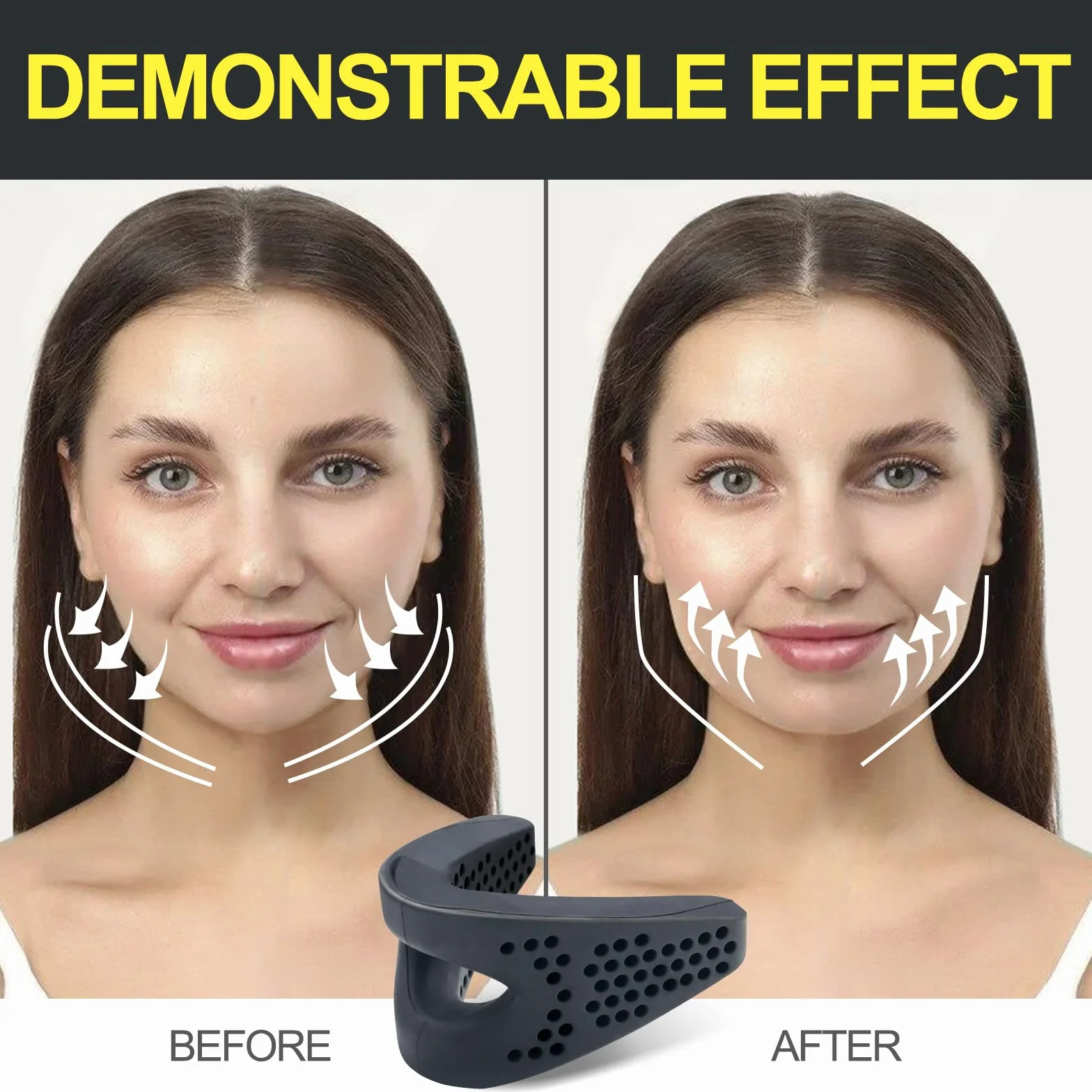 JVR trenażer szczękowy Jawline Exerciser 45 lbs czarny