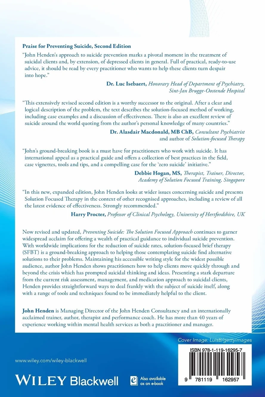 Preventing Suicide - The Solution Focused Approach2e