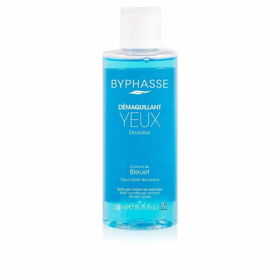 Démaquillant Yeux à l'Extrait de Bleuet BYPHASSE 200 ml