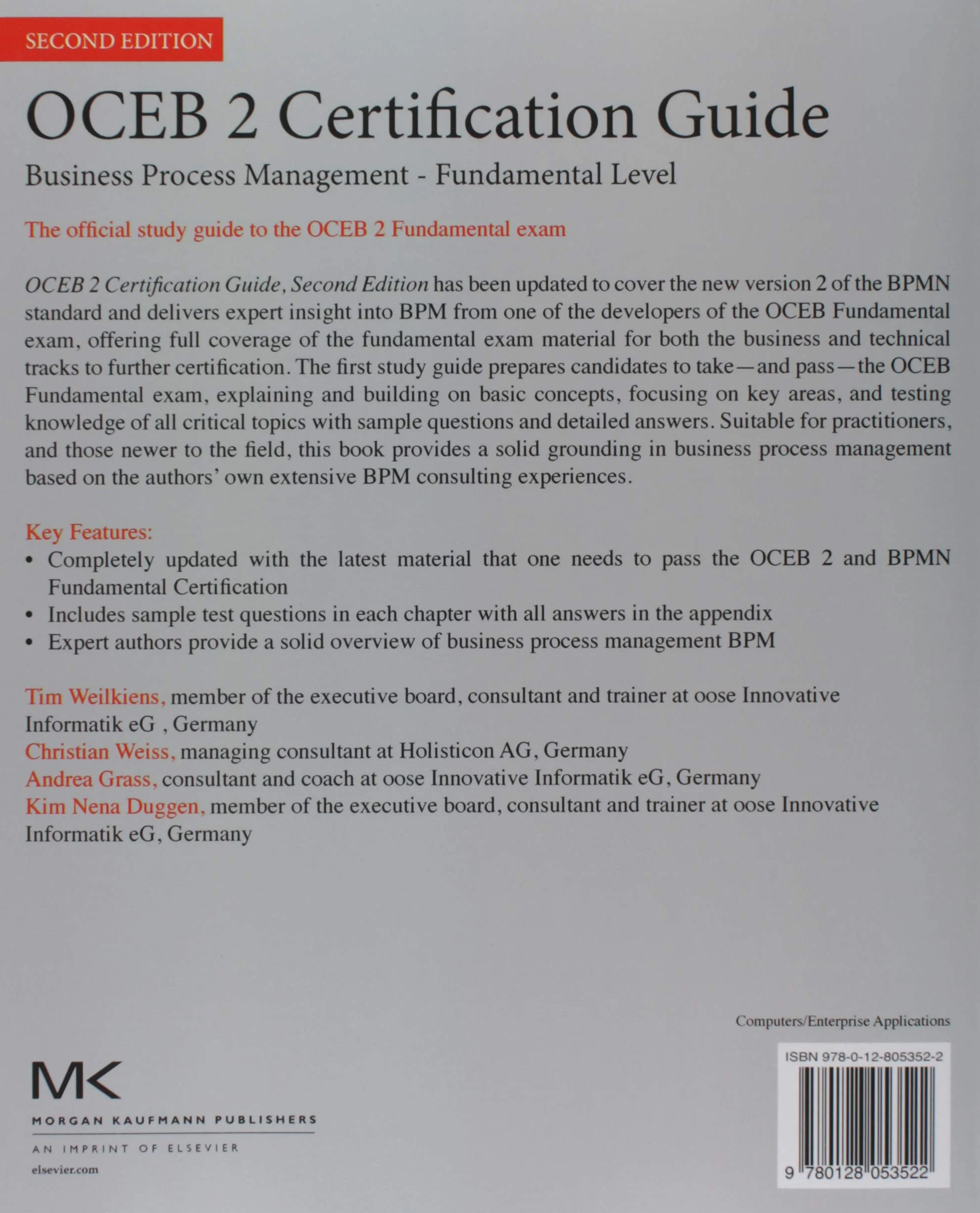 Oceb 2 Certification Guide: Business Process Management - Fundamental Level