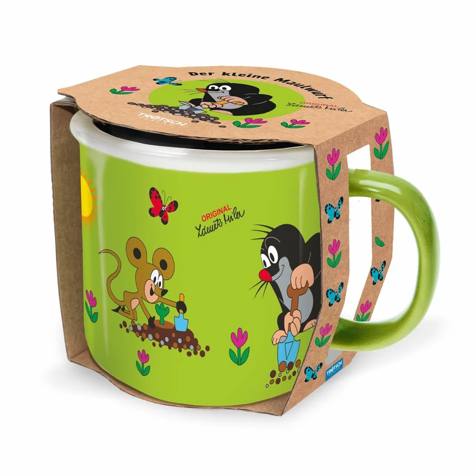 Trötsch Der kleine Maulwurf Tasse Porzellantasse Gartenfreunde: Kaffeetasse Teetasse Geschenkidee Geschenk Tasse