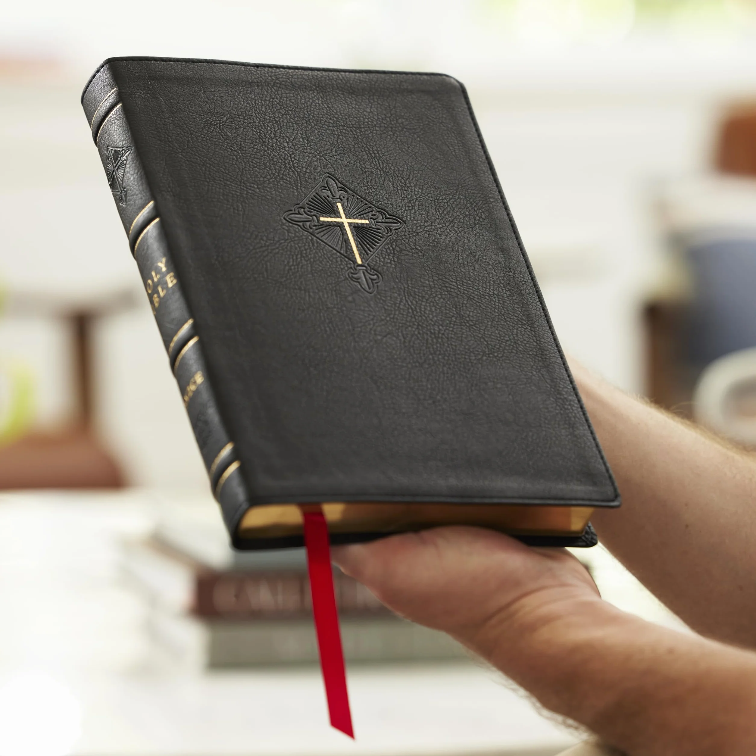 Rsv2ce, Thinline Large Print Catholic Bible, Black Leathersoft, Comfort Print: Revised Standard Version, Black, Leathersoft, Catholic Edition, Thinline