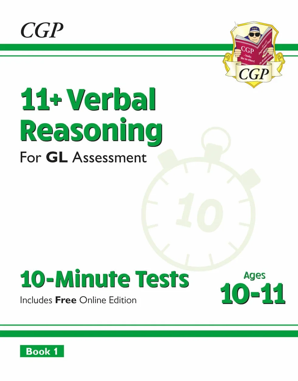 11+ GL 10-Minute Tests: Verbal Reasoning - Ages 10-11 Book 1 (with Online Edition)