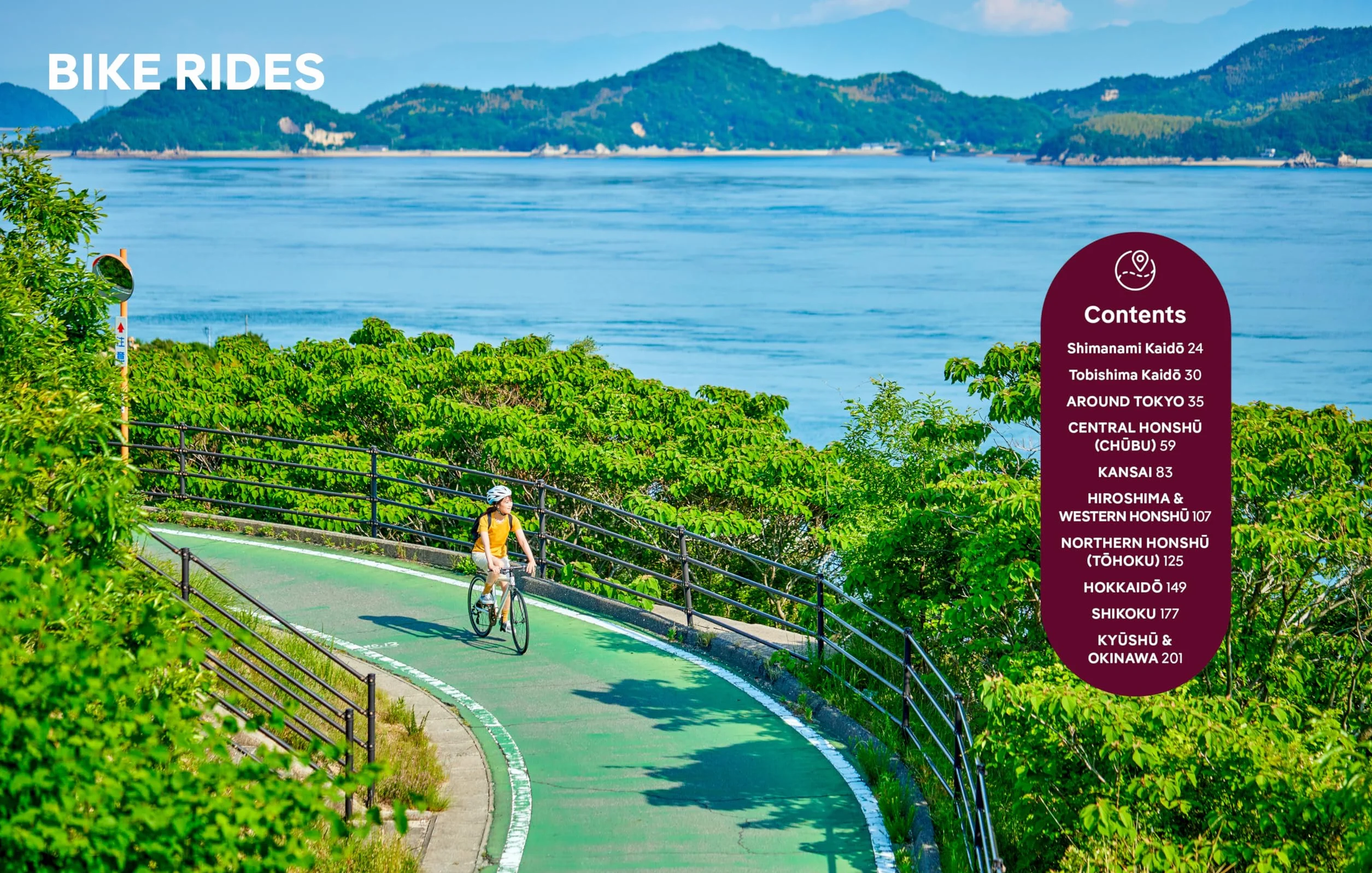 Best Bike Rides Japan 1ed -anglais-: 35 Day Trips on Two Wheels | Detailed Directions & Maps | Covers Around Tokyo, Kansai and Shikoku