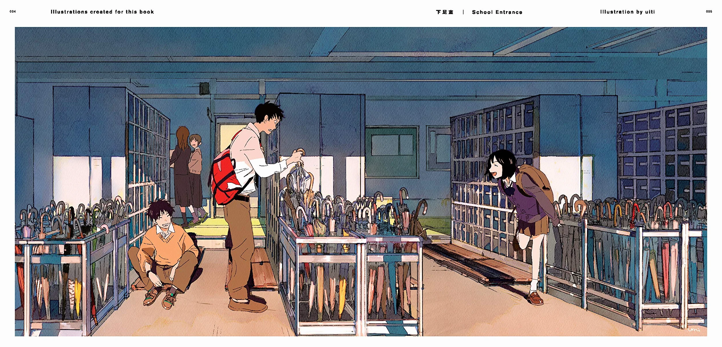 Retrospective scenes from a sentimental world: Textes en anglais et en japonais: Background Illustrations and Scenes by Up-And-Coming Artists