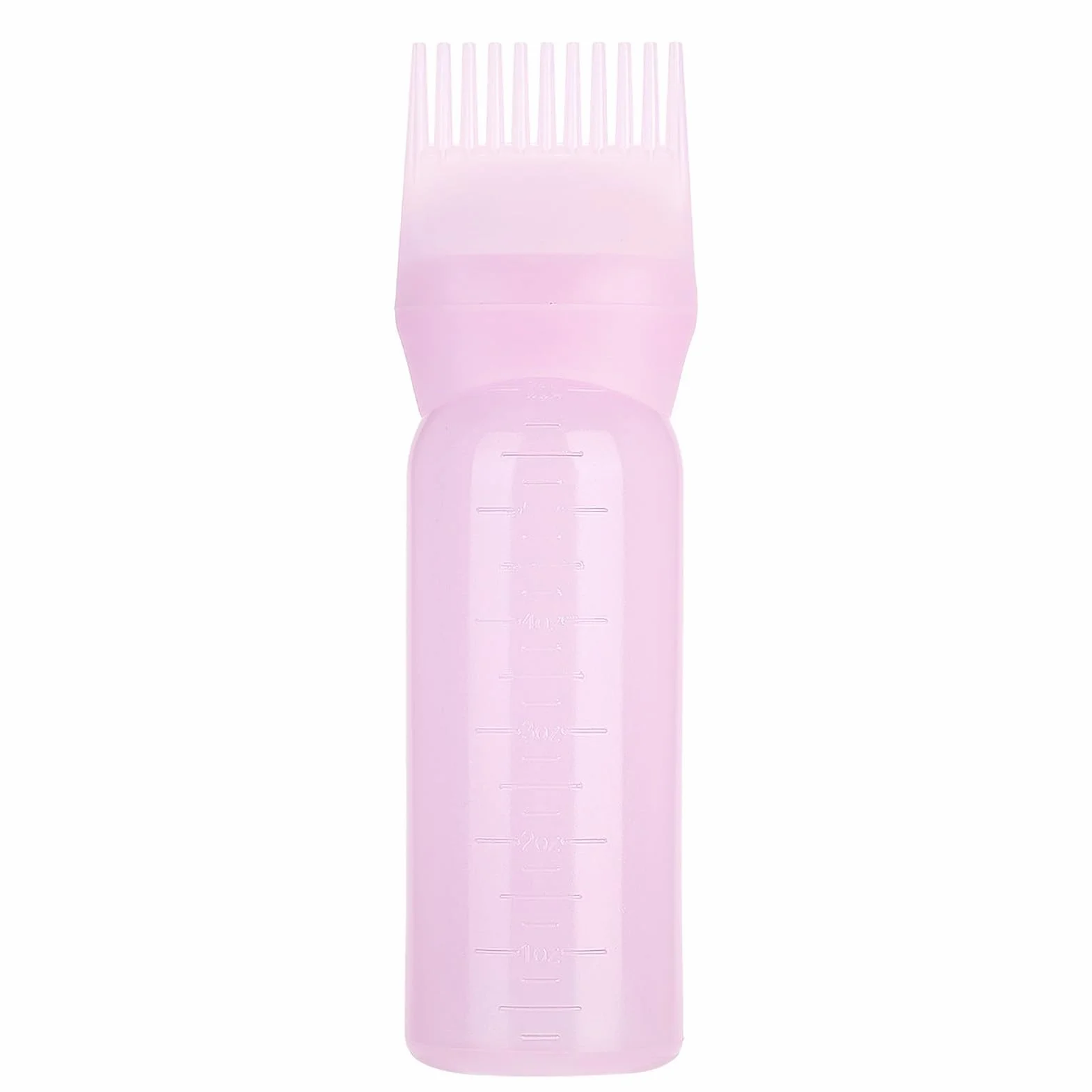 Butelka do farbowania włosów, 160 ml, aplikator, butelka do farbowania włosów, szampon, pędzel, butelka do farbowania włosów, grzebień, aplikator do farbowania włosów (biała)
