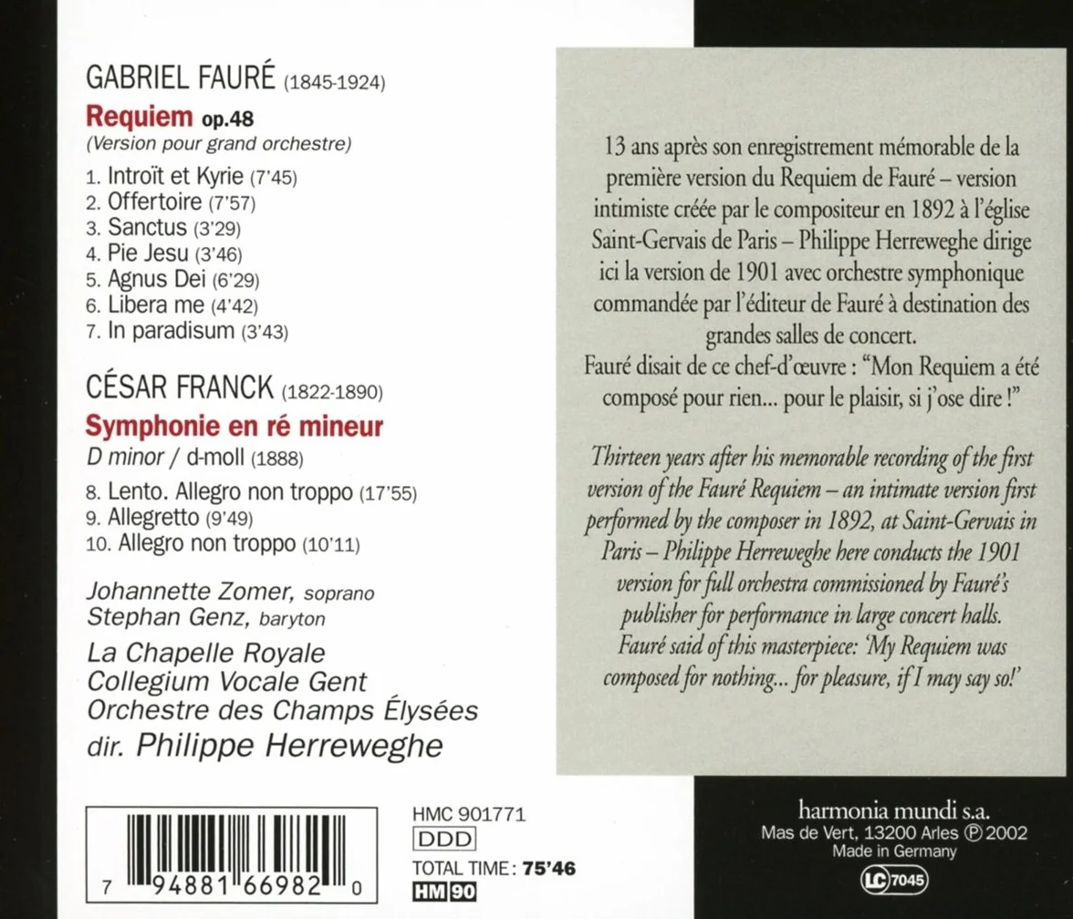 Requiem / Symphony in D minor
