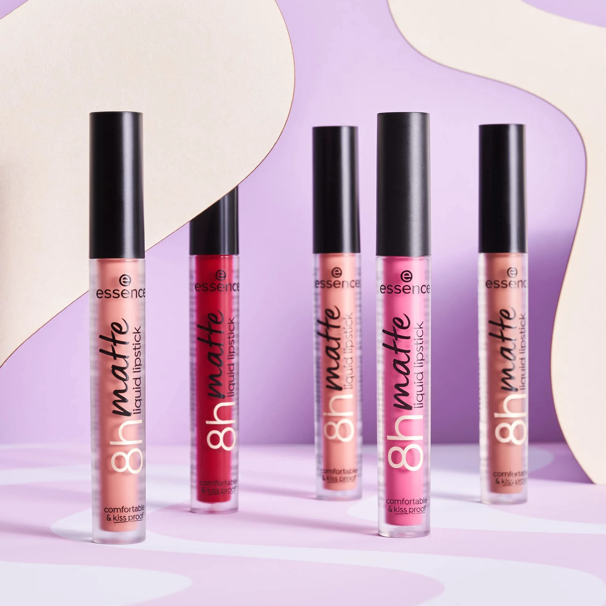 essence Pomadka w płynie 8h Matte, długotrwały, matujący, szybkoschnący, matowy (2.5ml)